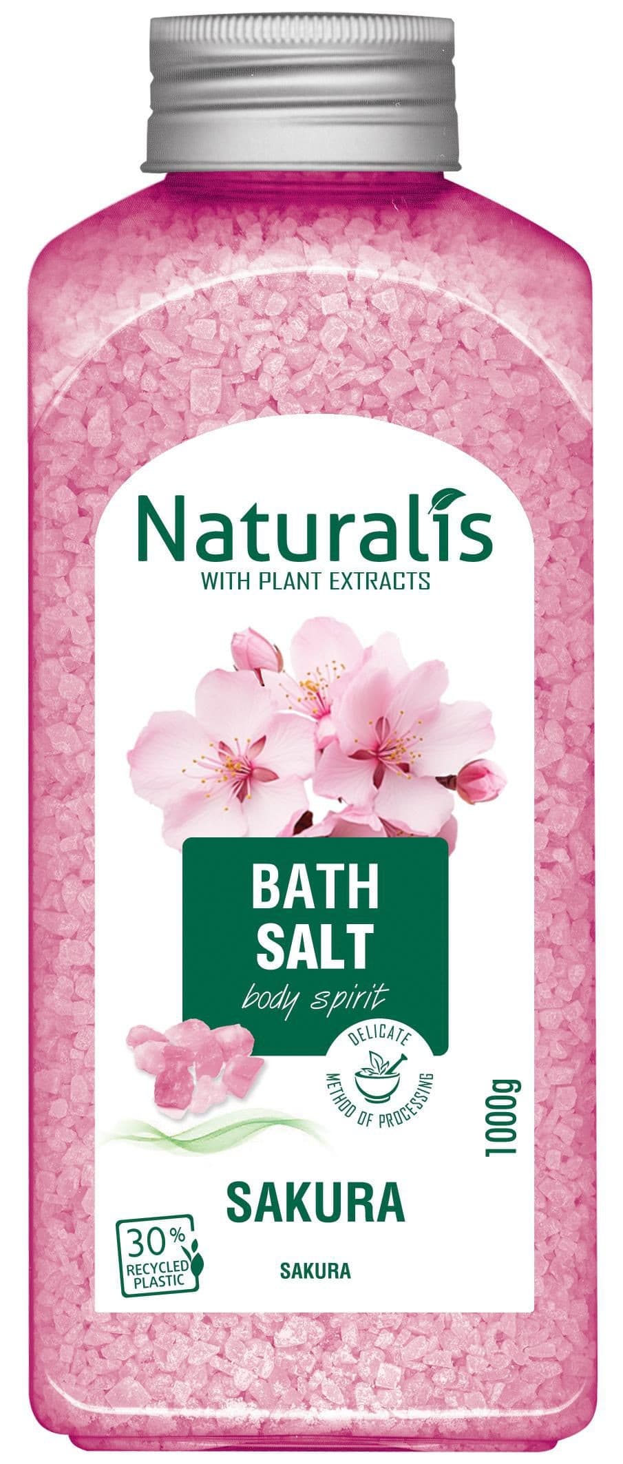 Naturalis sůl do koupele Sakura 1000g
