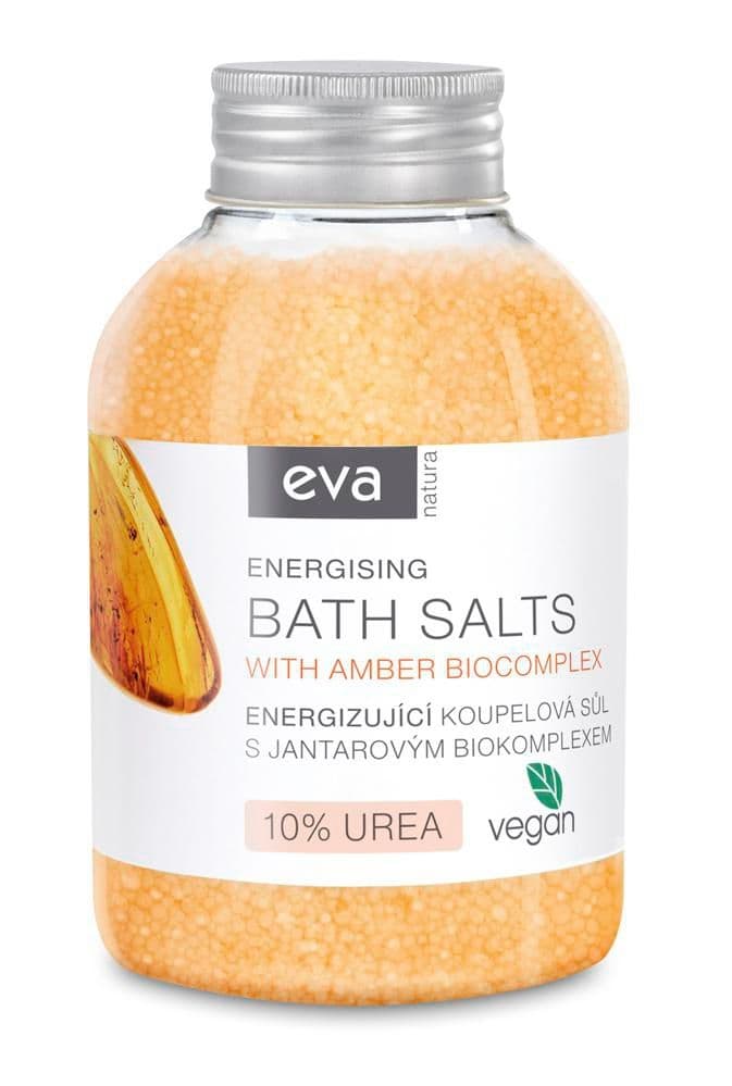 Eva Natura Energizující koupelová sůl s jantarovým biokomplexem + 10% UREA 600 g