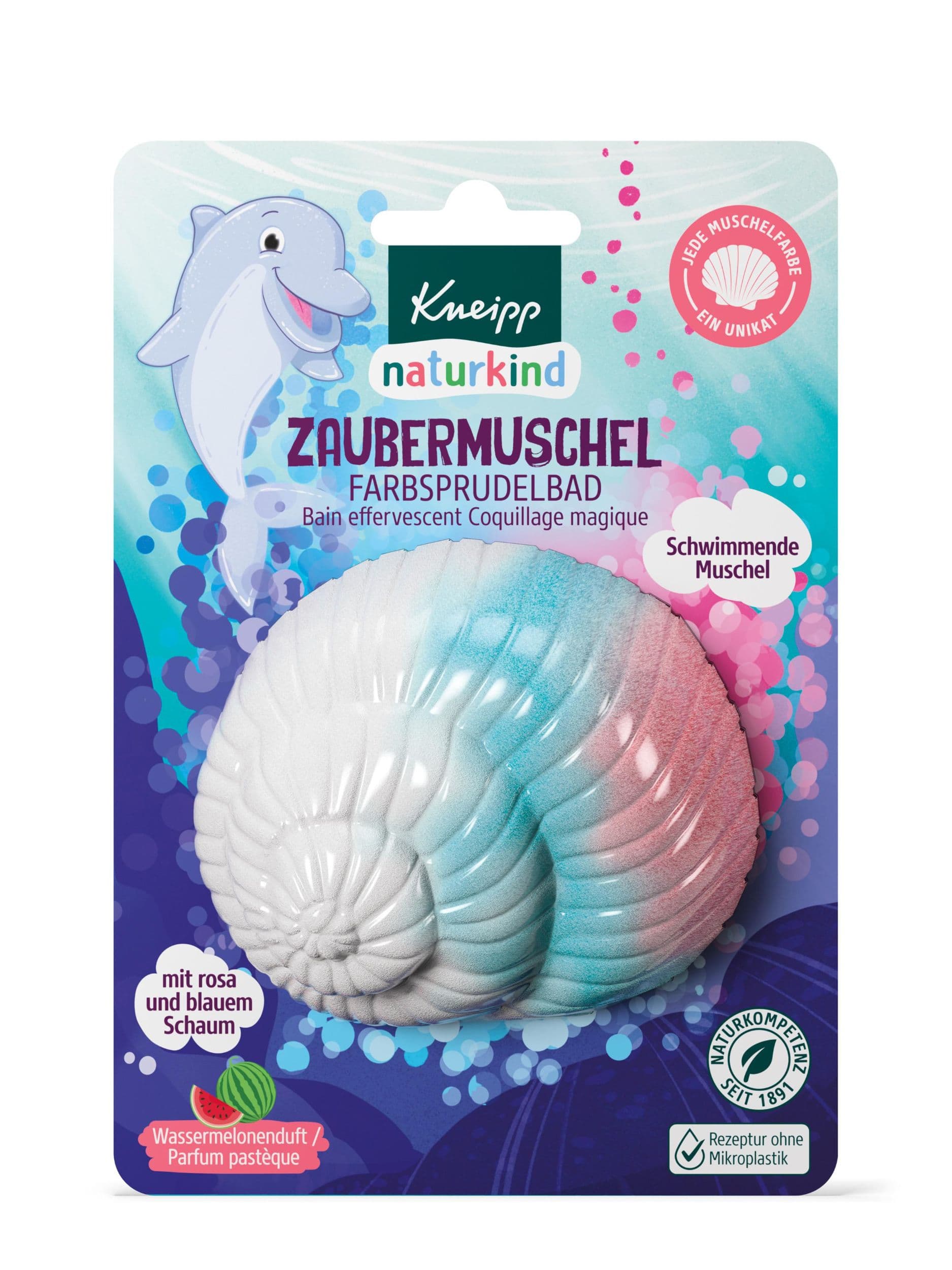 Kneipp koupelová bomba Kouzelná mušle 85g