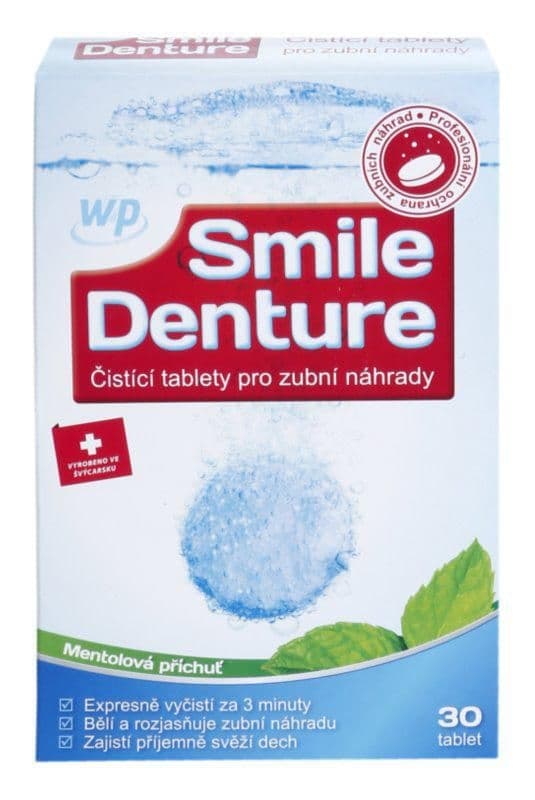 White Pearl Denture čistící tablety na protézy 30 ks