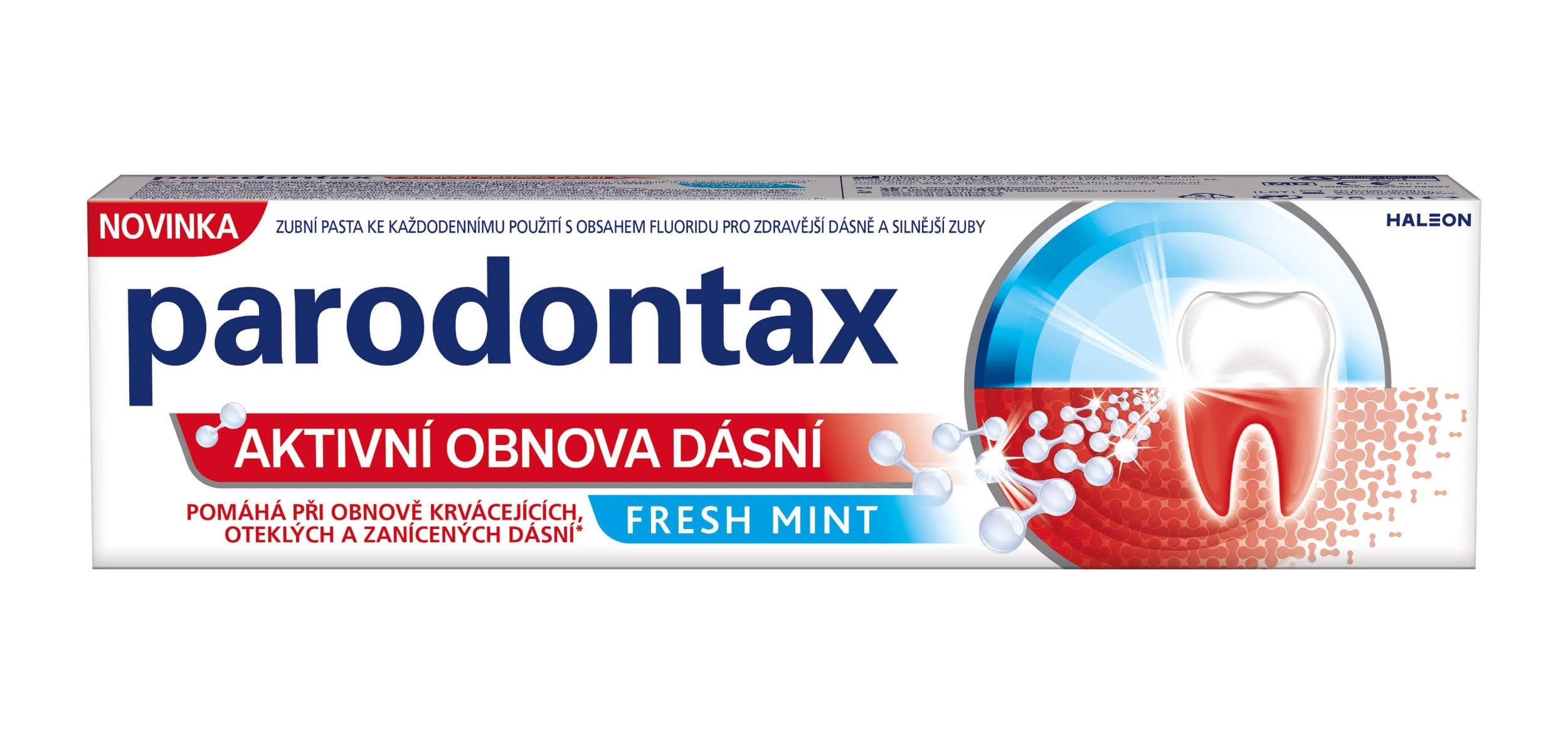 Zubní pasta Parodontax Aktivní obnova dásní Fresh Mint 75ml