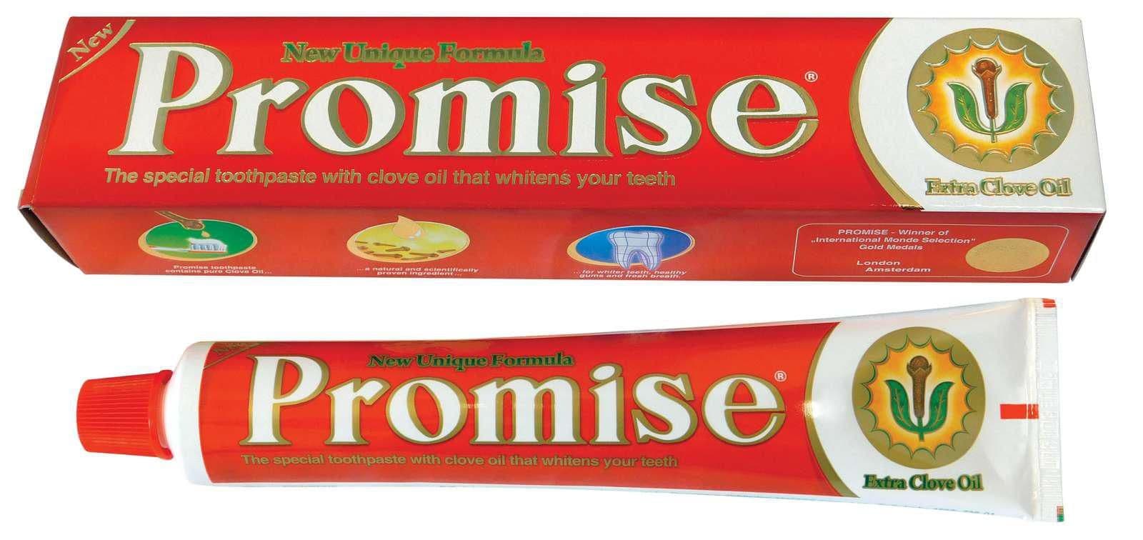 Promise bělící zubní pasta s hřebíčkovým olejem 150 g