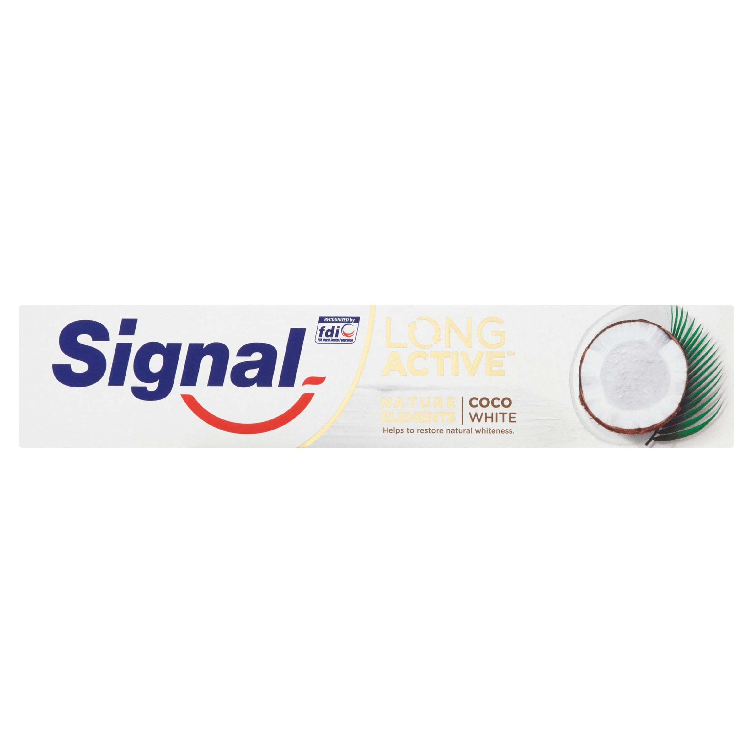 Signal Zubní pasta Long Active Nature Coco White 75 ml