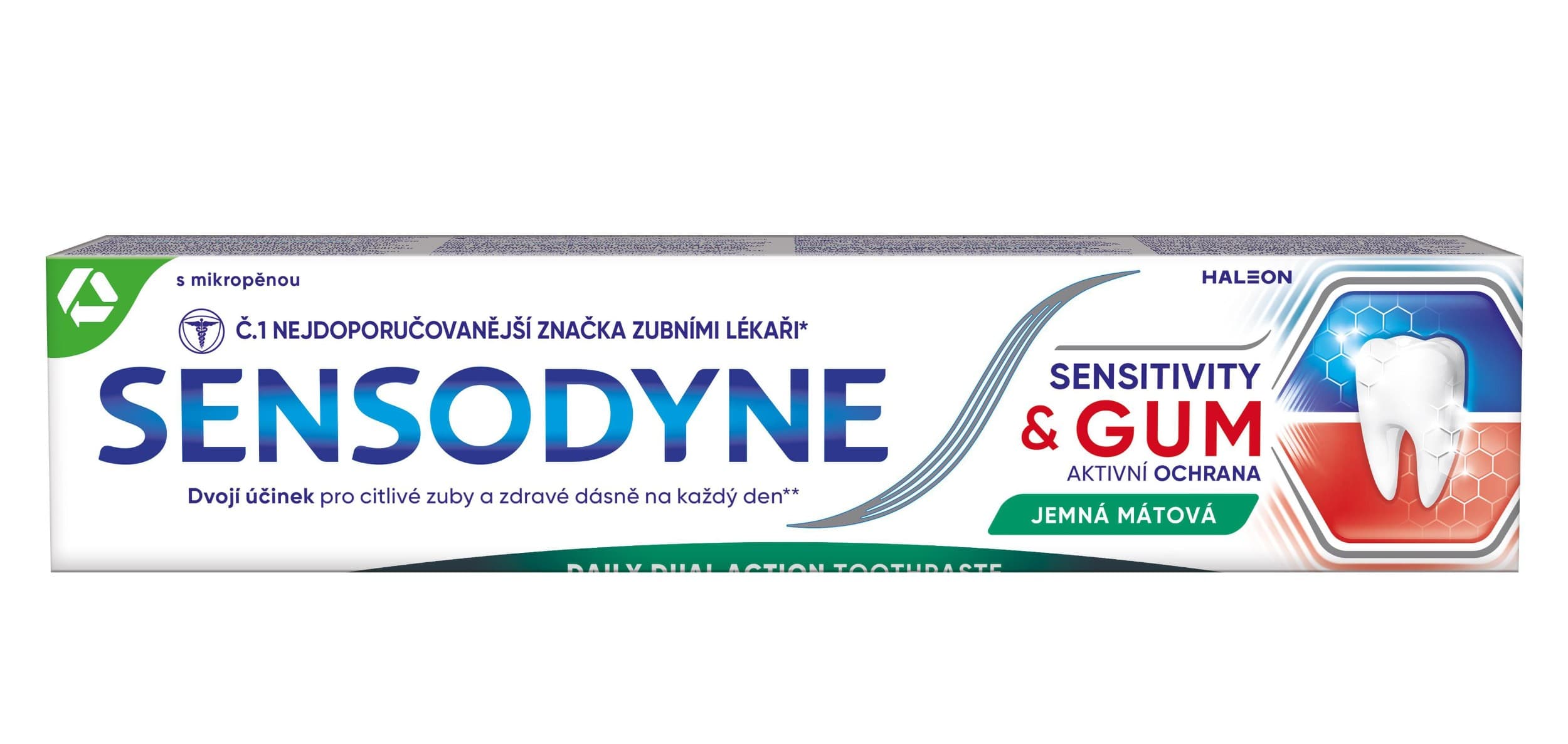 Sensodyne Sensitivity & Gum Zubní pasta s fluoridem 75 ml