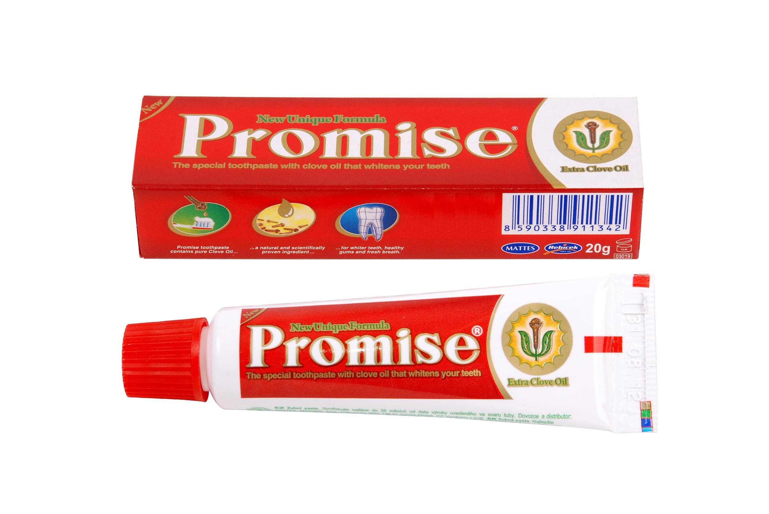 Zubní pasta s hřebíčkovým olejem 20 g