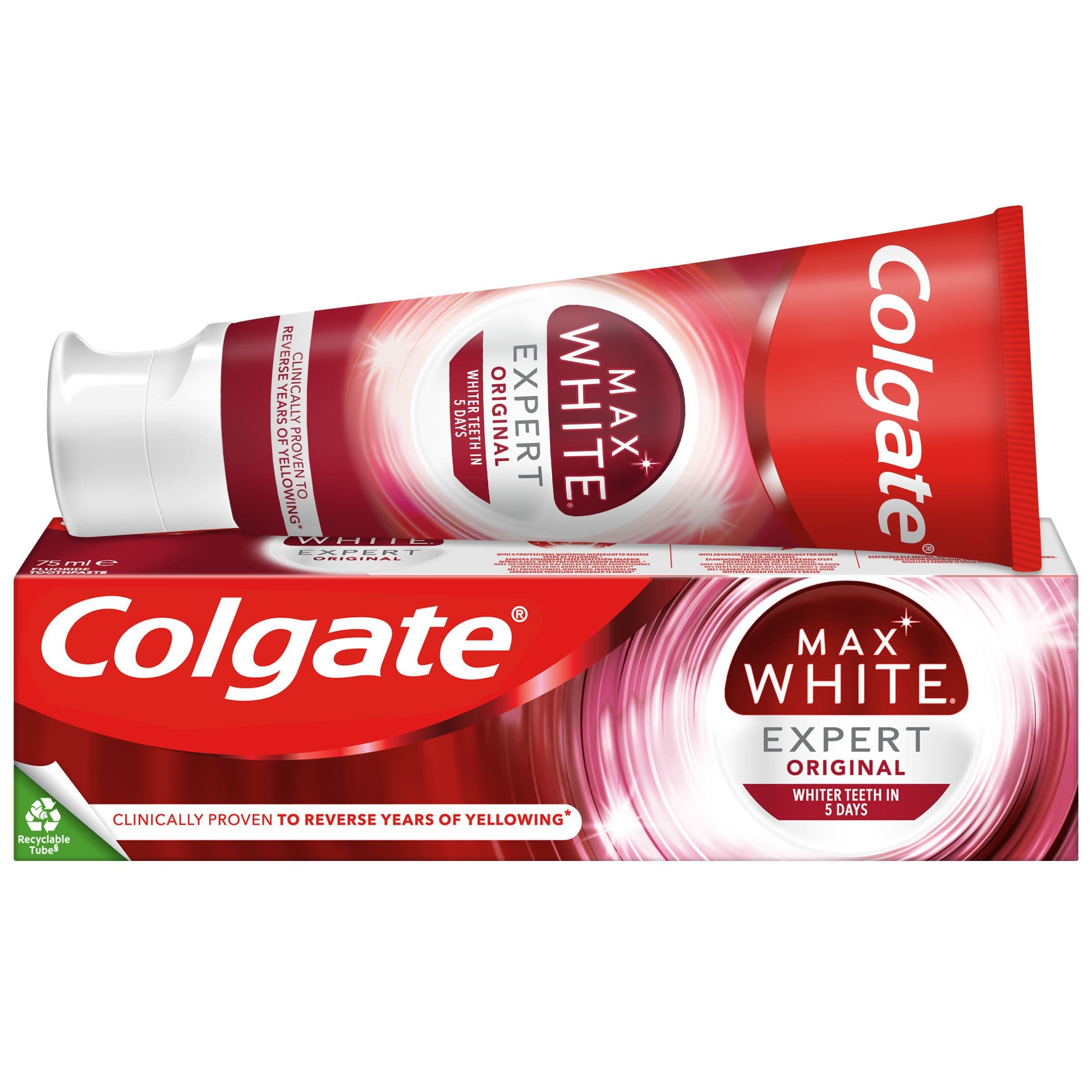 Colgate Max White Expert White Cool Mint Zubní pasta 75 ml