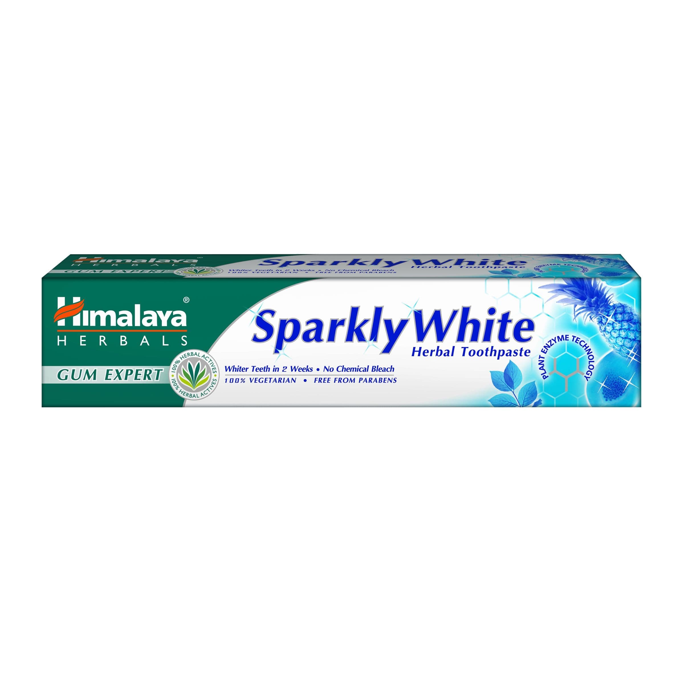 Himalaya Herbals bylinná zubní pasta zářivě bílá 75 ml