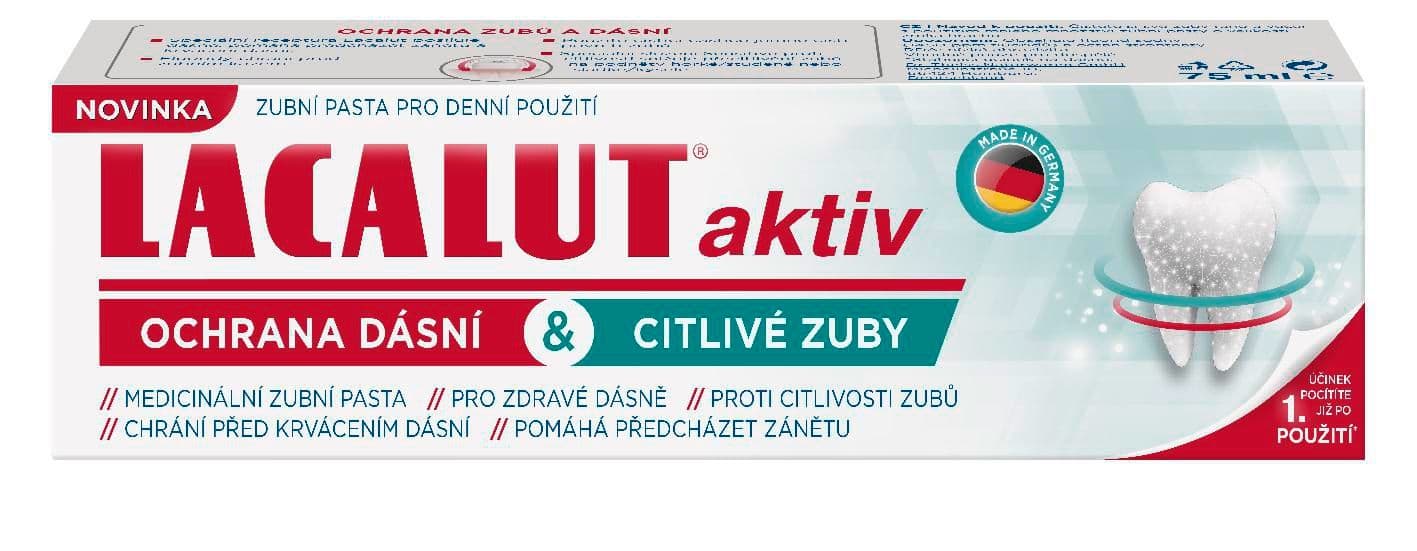 Lacalut Aktiv Ochrana dásní & citlivé zuby 75ml