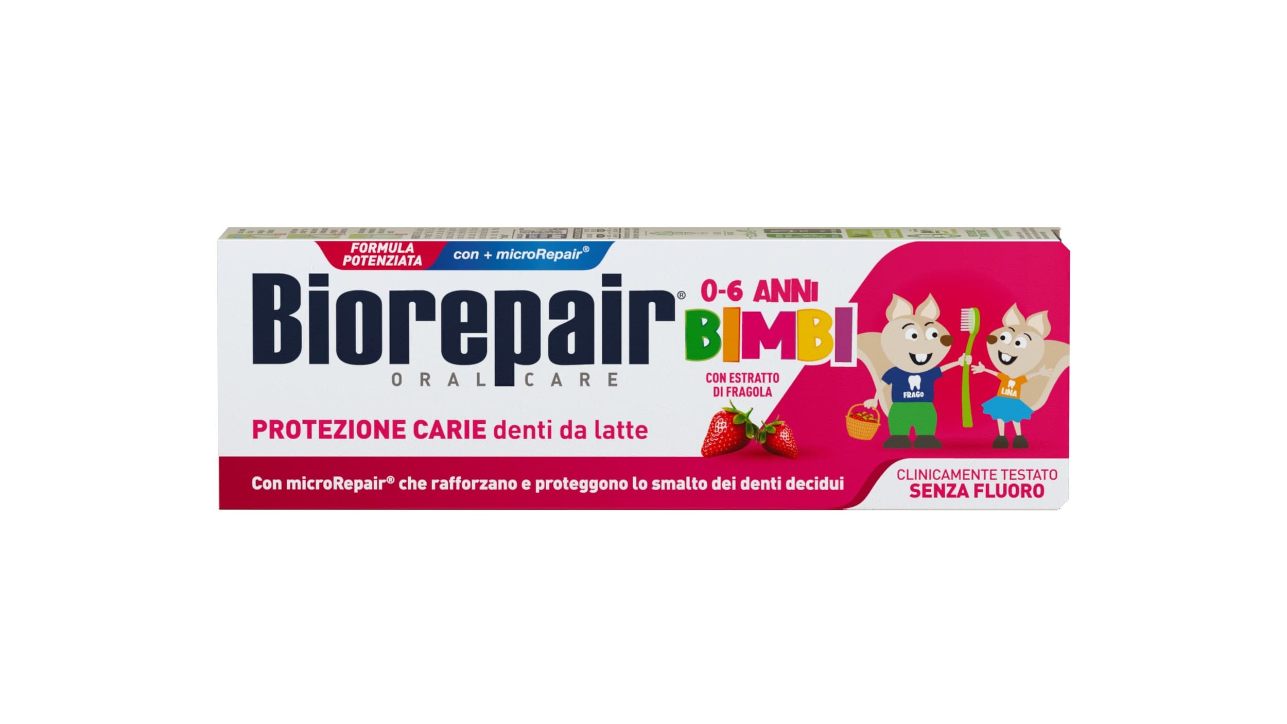 Biorepair Zubní pasta Kids 0-6 jahoda 50 ml