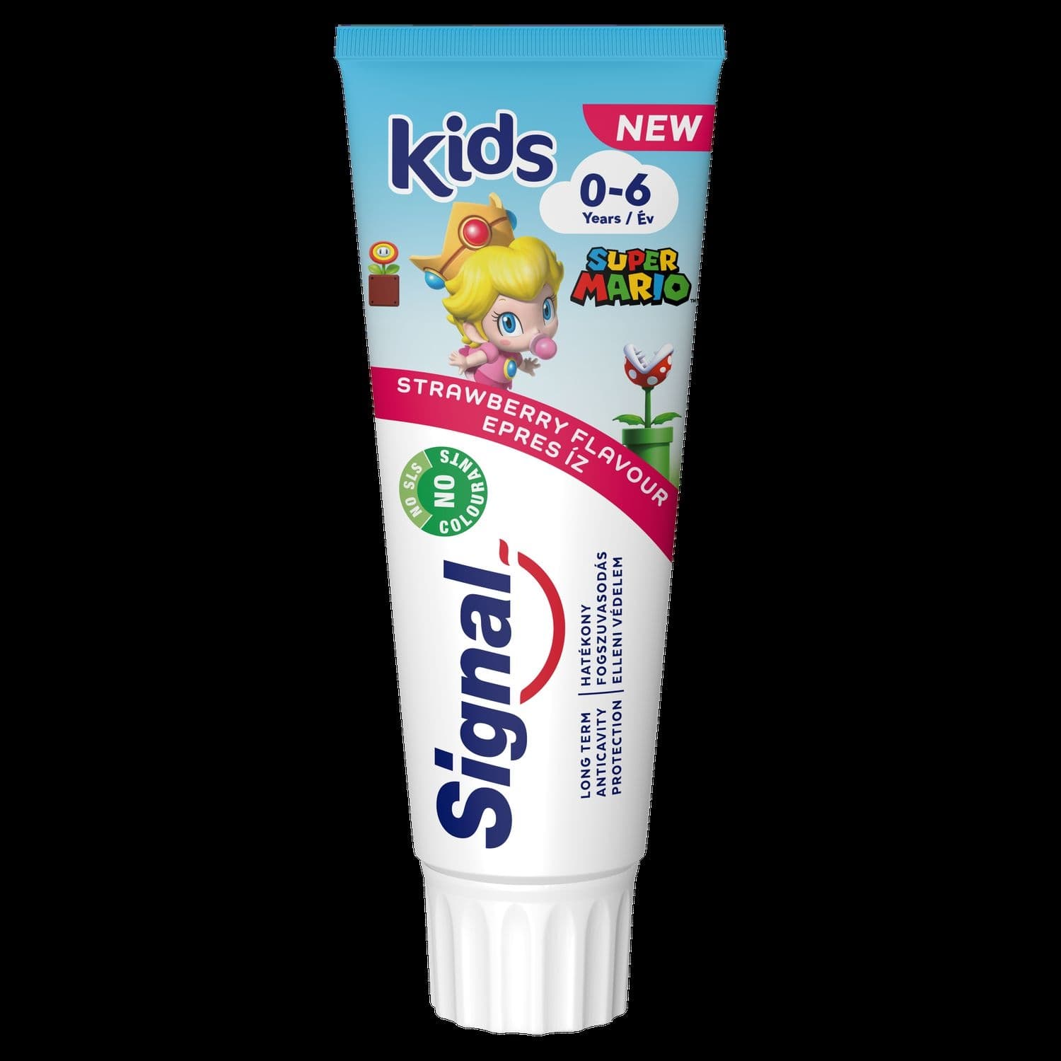 Signal Kids Strawberry dětská zubní pasta 0 - 6 let 75 ml