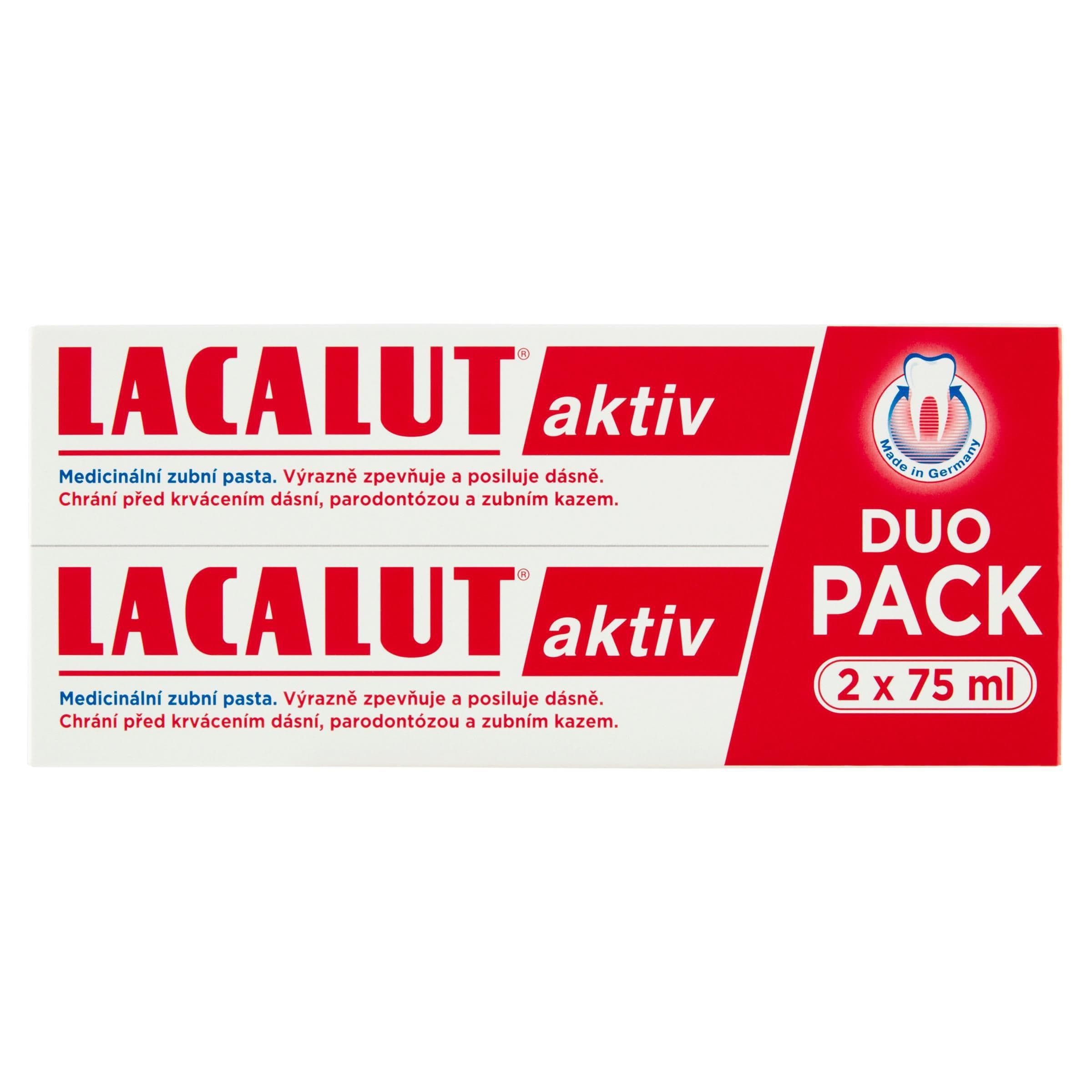 Lacalut aktiv DUOpack 2 x 75ml