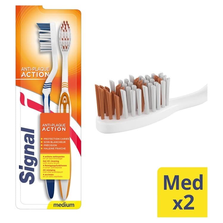 Signal Anti-Plague zubní kartáček středně tvrdý 1 ks