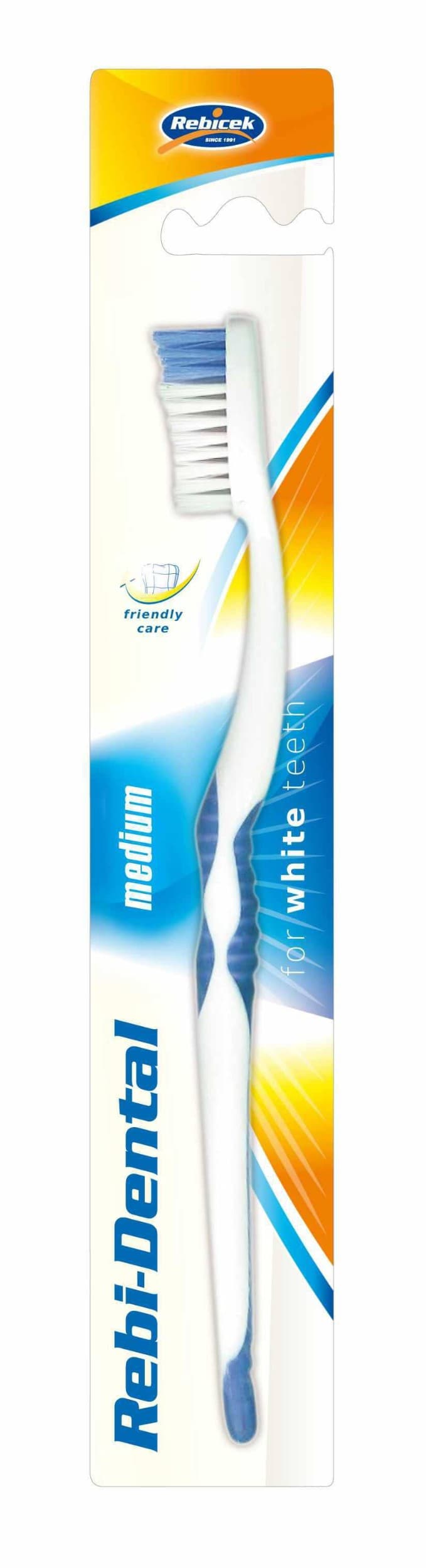 Rebi-Dental zubní kartáček středně tvrdý 1ks