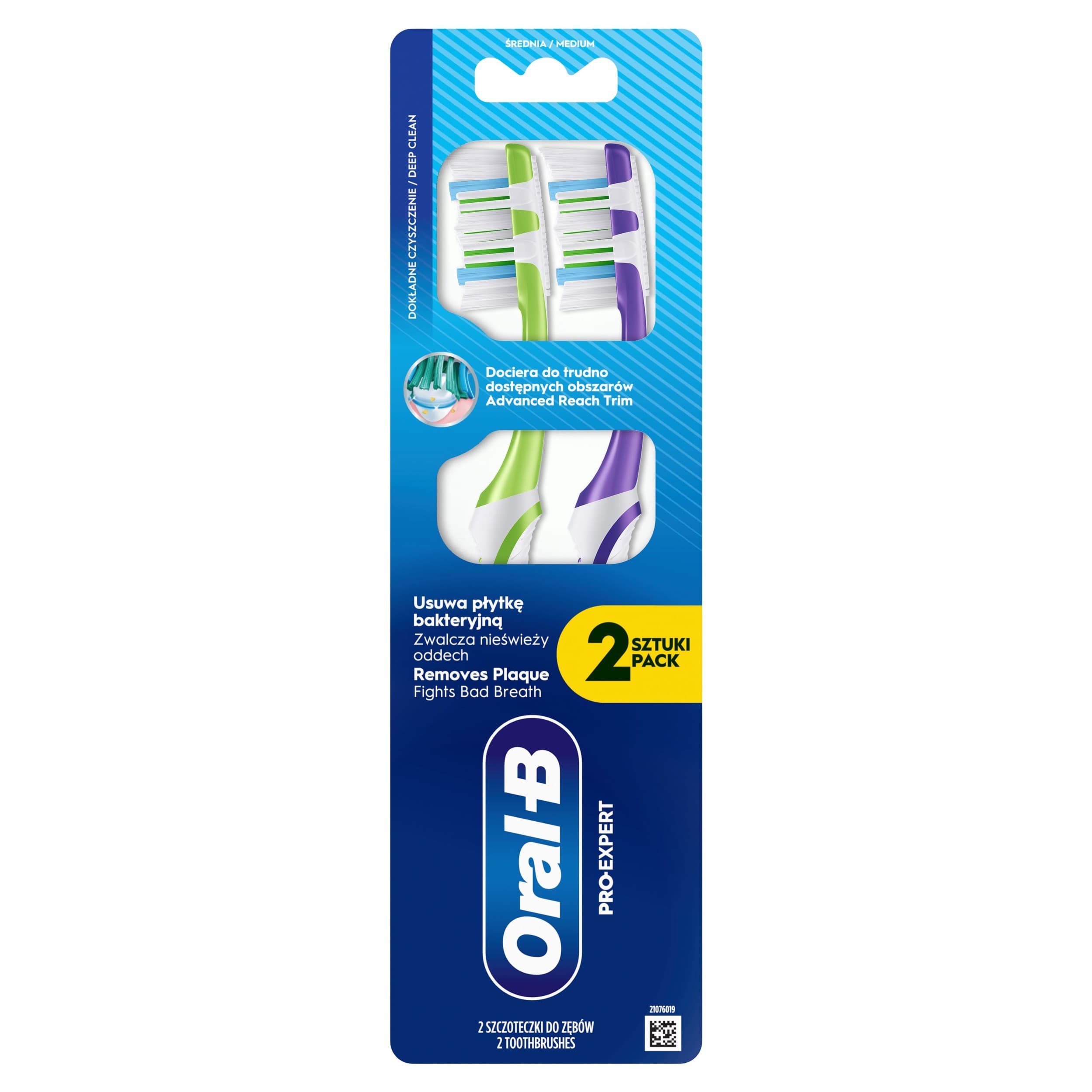 Oral-B Pro-Expert zubní kartáčrk 40 Medium 2 ks