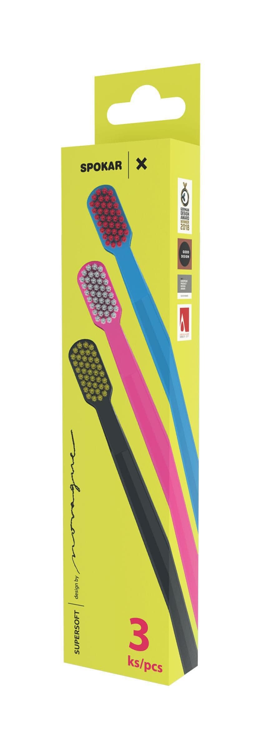 Spokar Zubní kartáček 3429 X Supersoft 3ks