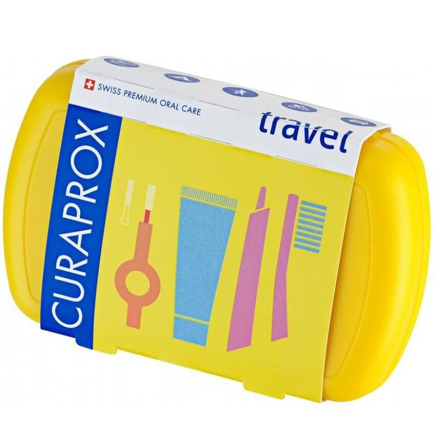 Curaprox Travel set žlutý 1 ks