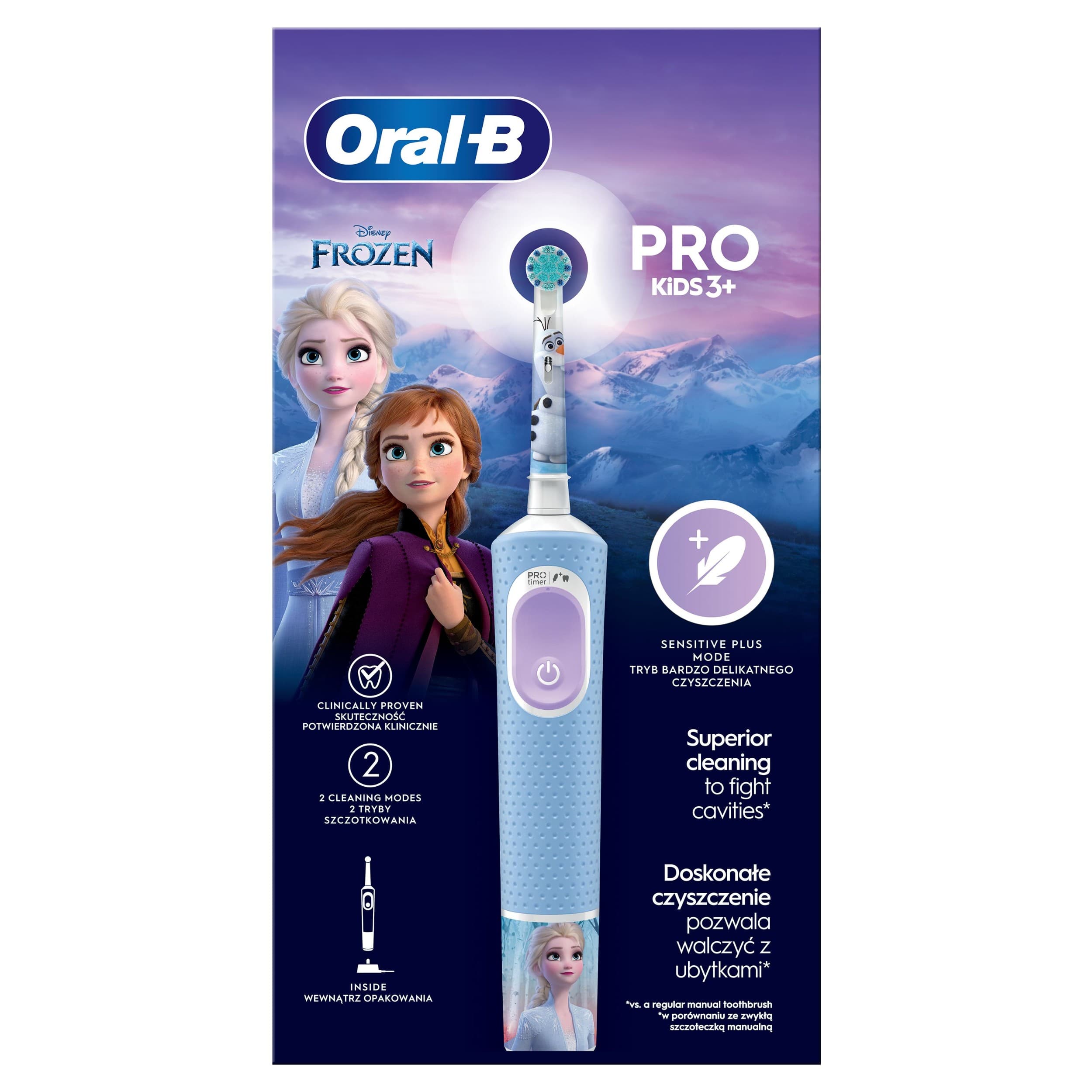 Oral-B Elektrický zubní kartáček Vitality Pro Kids Frozen