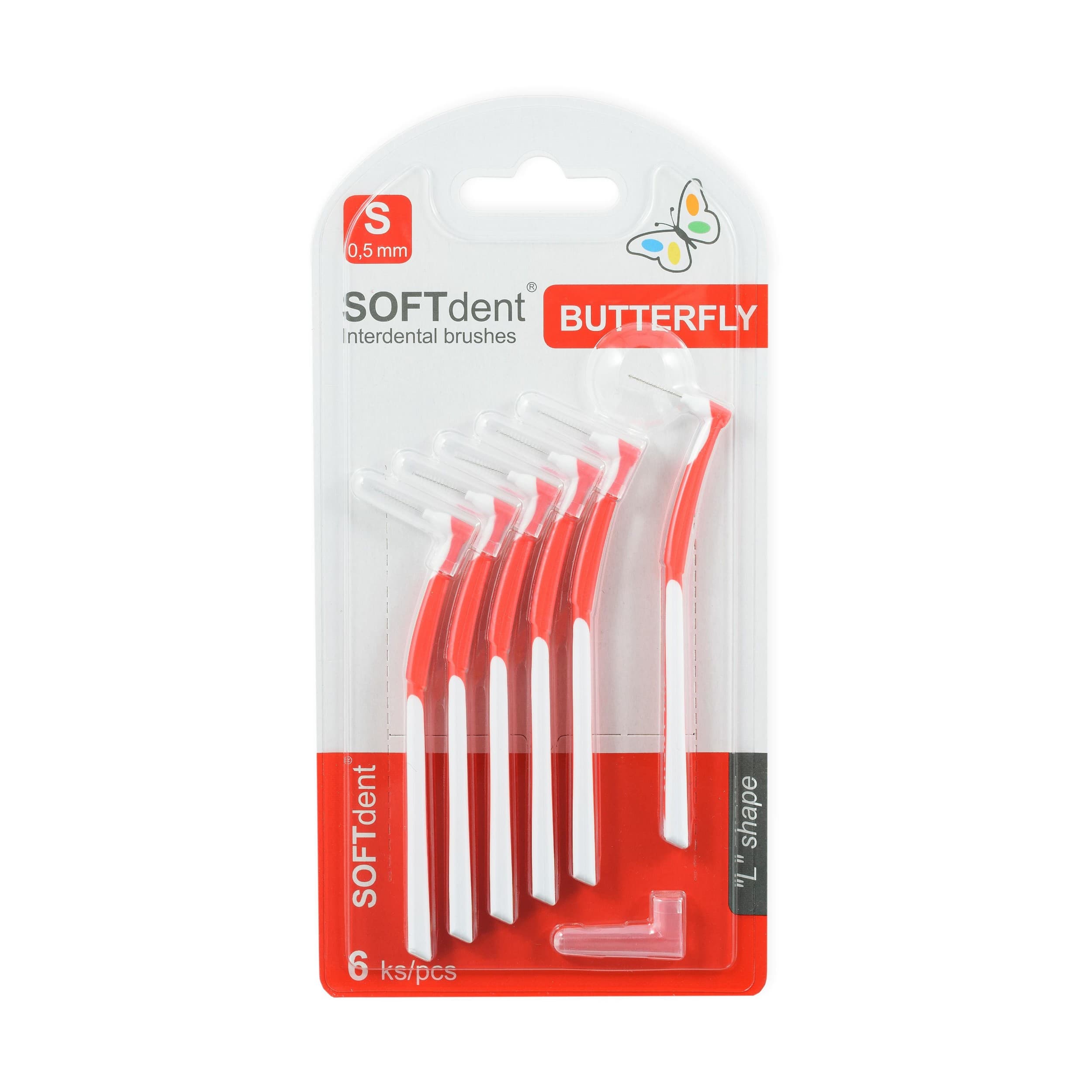 Soft Dent mezizubní kartáčky S 0,5mm 6 ks