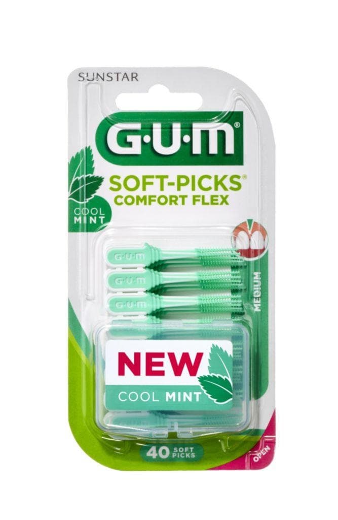 GUM Soft-Picks Comfort Flex Mint Mezizubní kartáčky 40ks