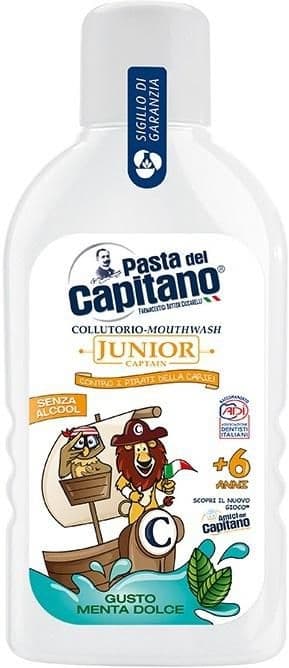 Pasta del Capitano Ústní voda Junior 6+ 400ml