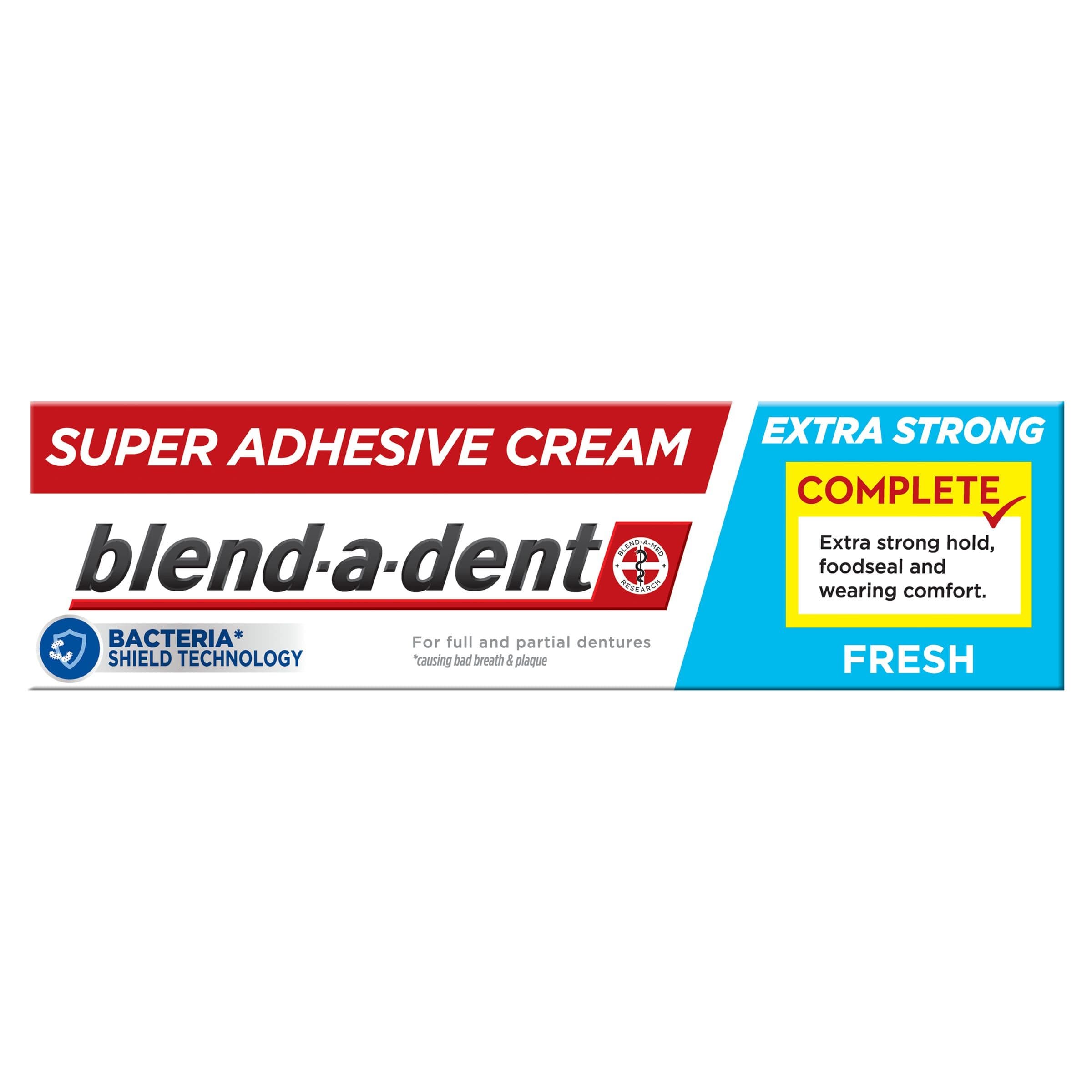 Blend-a-dent Complete Fresh Fixační krém na zubní náhradu 47 g