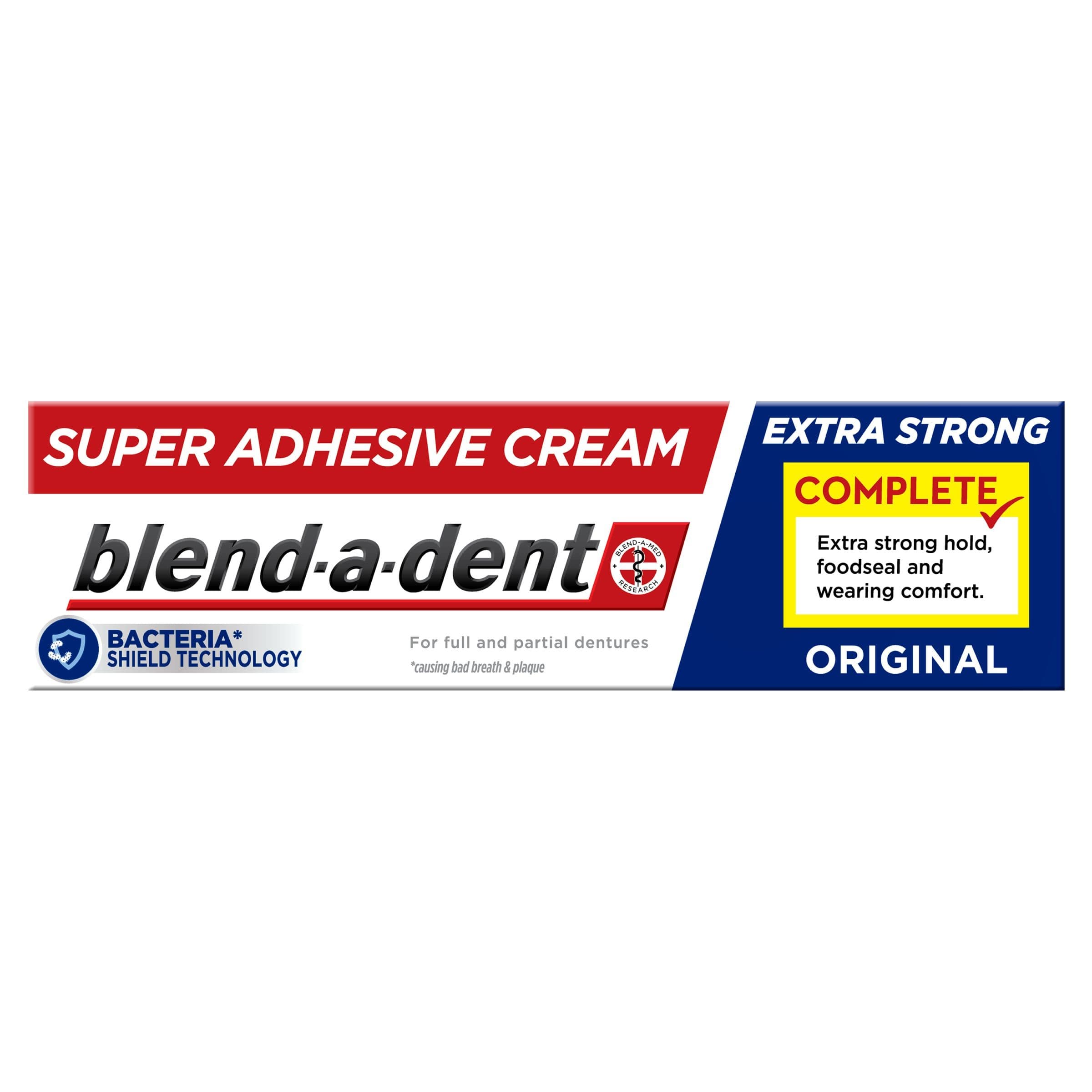 Blend-a-dent Complete Original Fixační krém na zubní náhradu 47 g