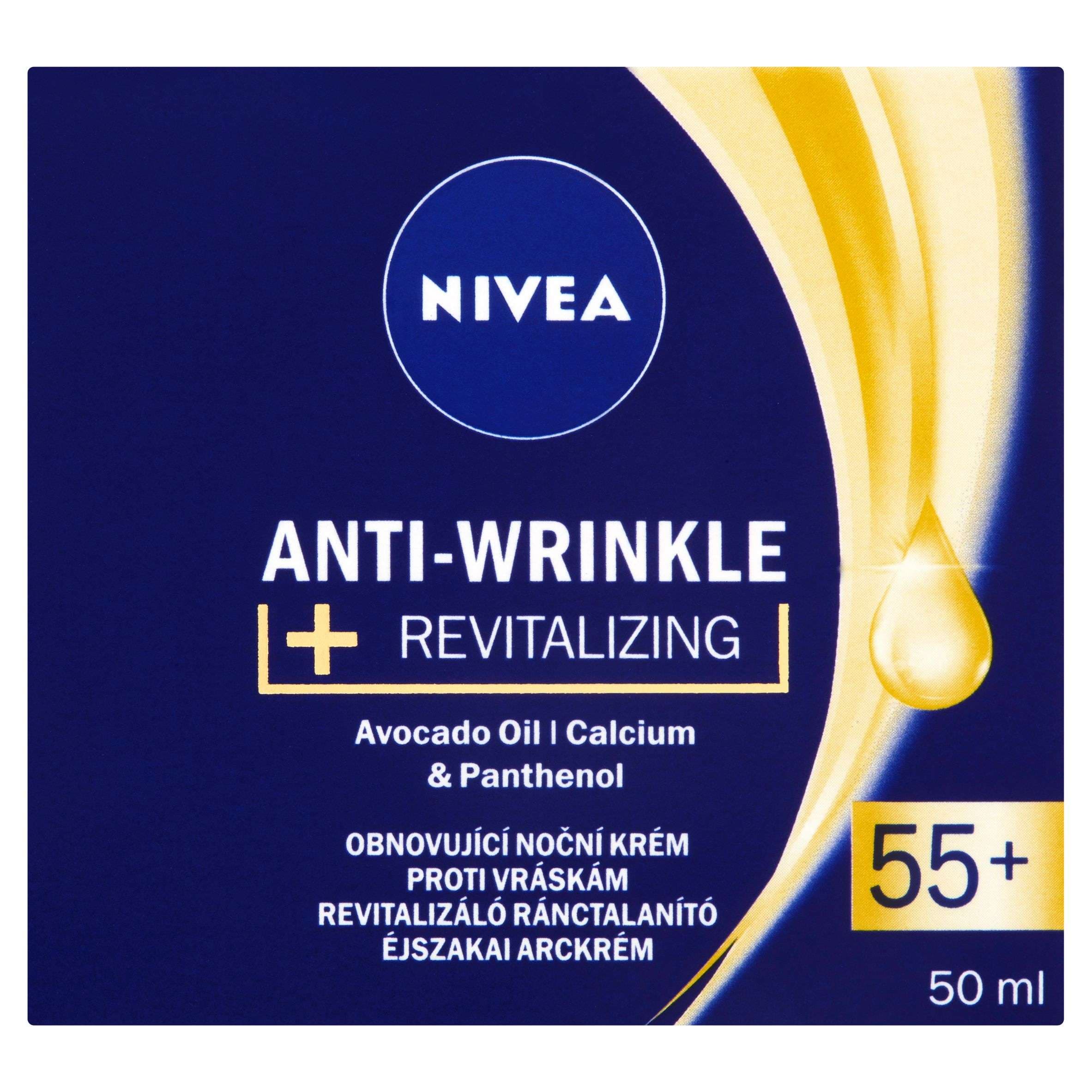 Nivea Obnovující noční krém proti vráskám 55+ 50 ml