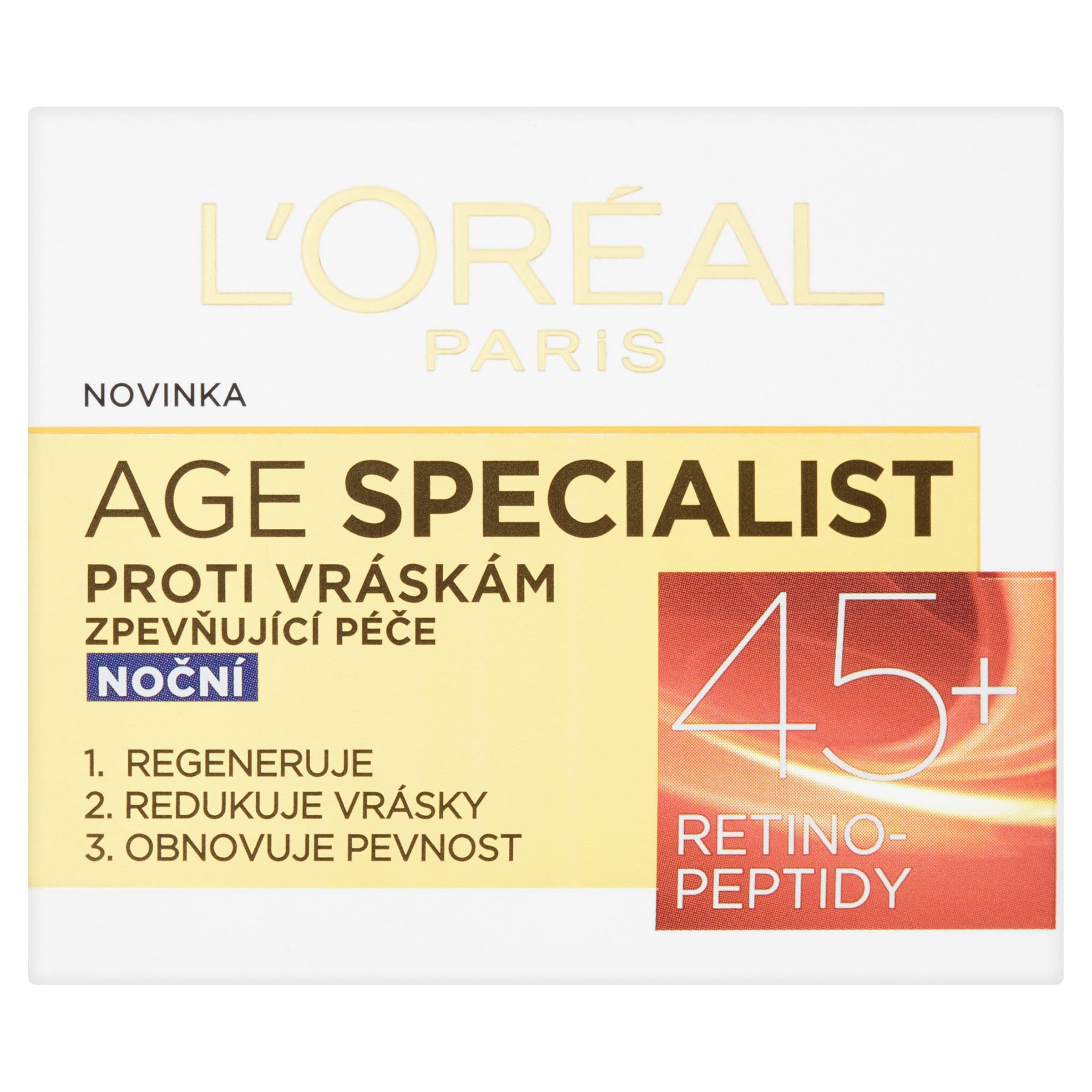 L'Oréal Paris Age Specialist zpevňující noční krém proti vráskám 50 ml