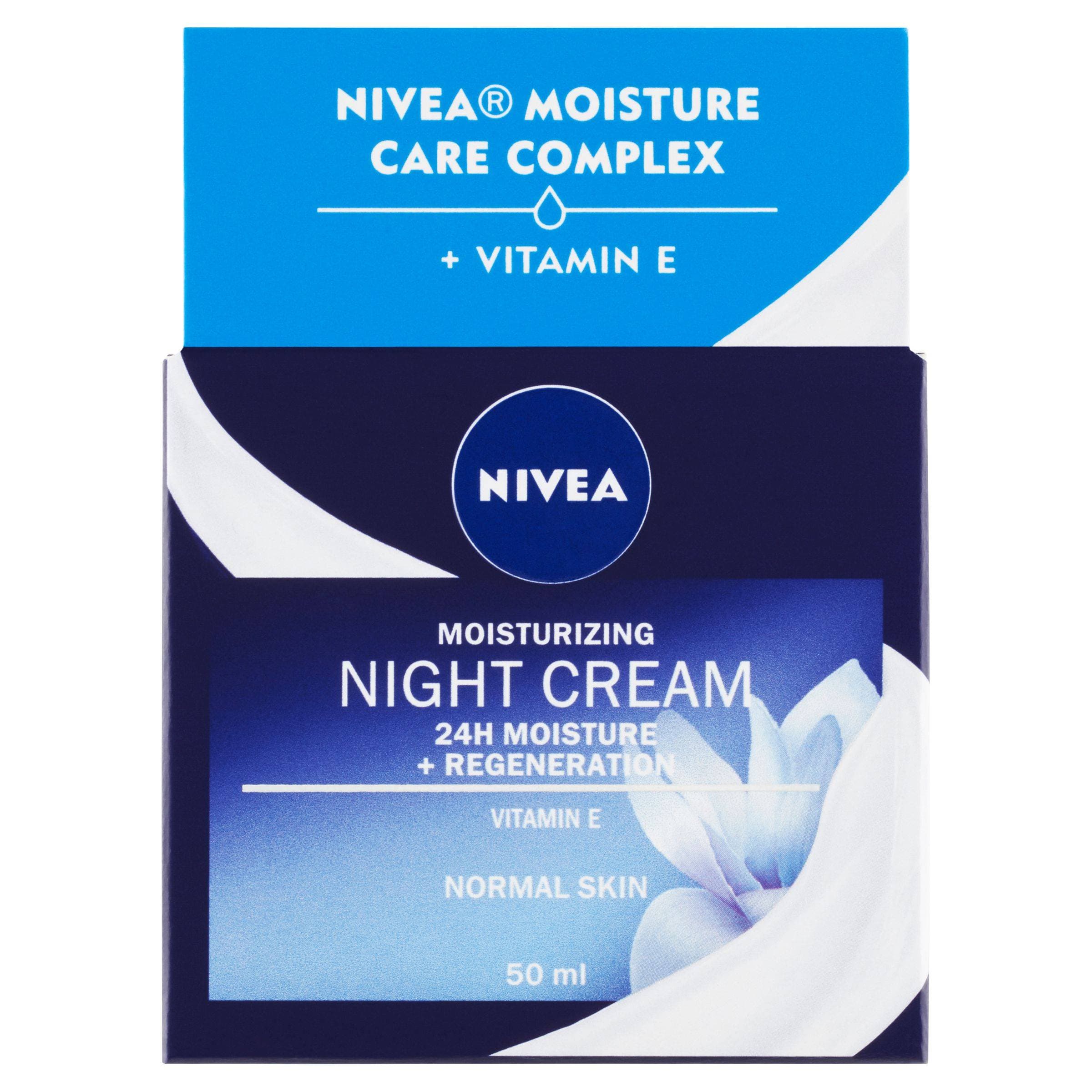 Nivea Essentials Zvláčňující noční krém normální až smíšená pleť 50 ml