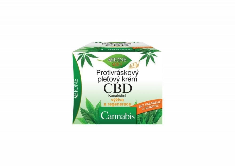 Bio CBD Kanabidiol protivráskový pleťový krém 51ml