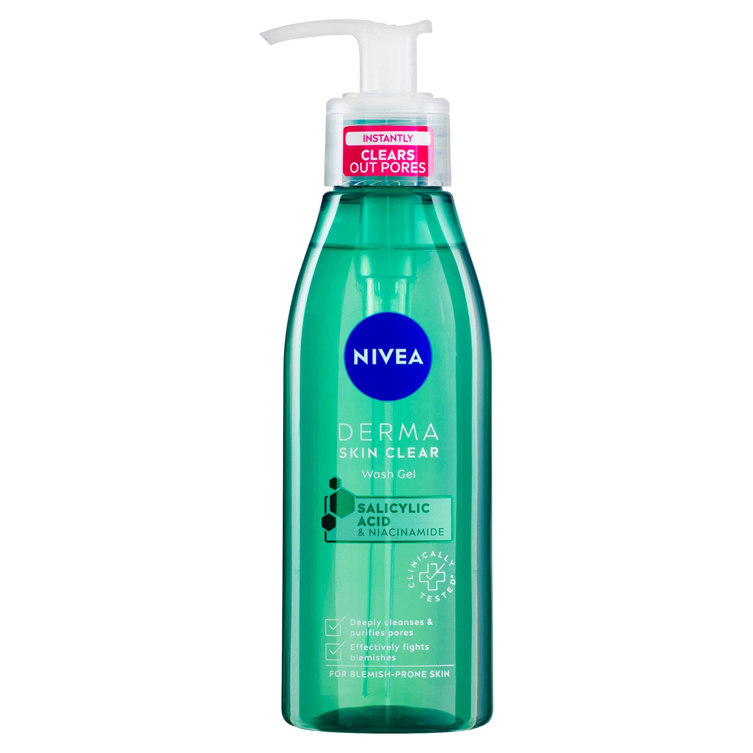 Nivea Čistící pleťový gel Derma Skin Clear 150 ml