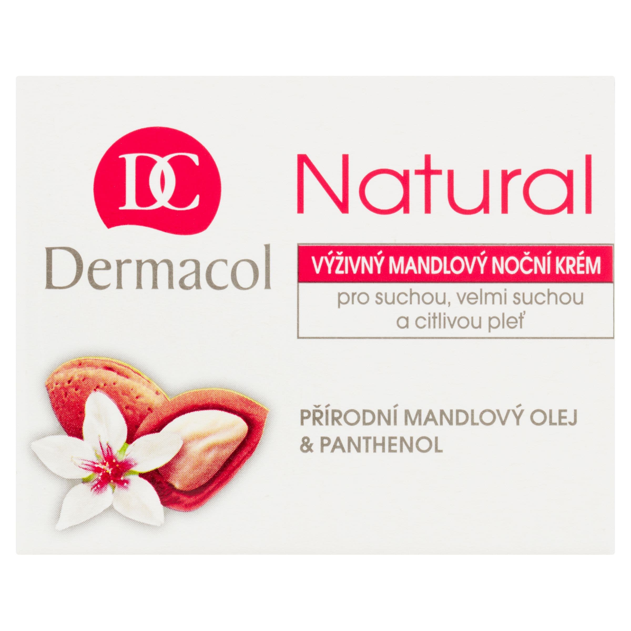 Dermacol Natural výživný mandlový noční krém 50 ml