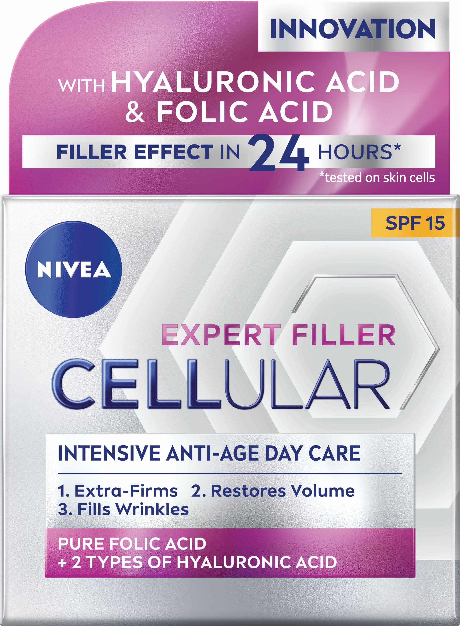 Nivea Cellular Anti-Age denní krém pro omlazení pleti OF 15 50 ml
