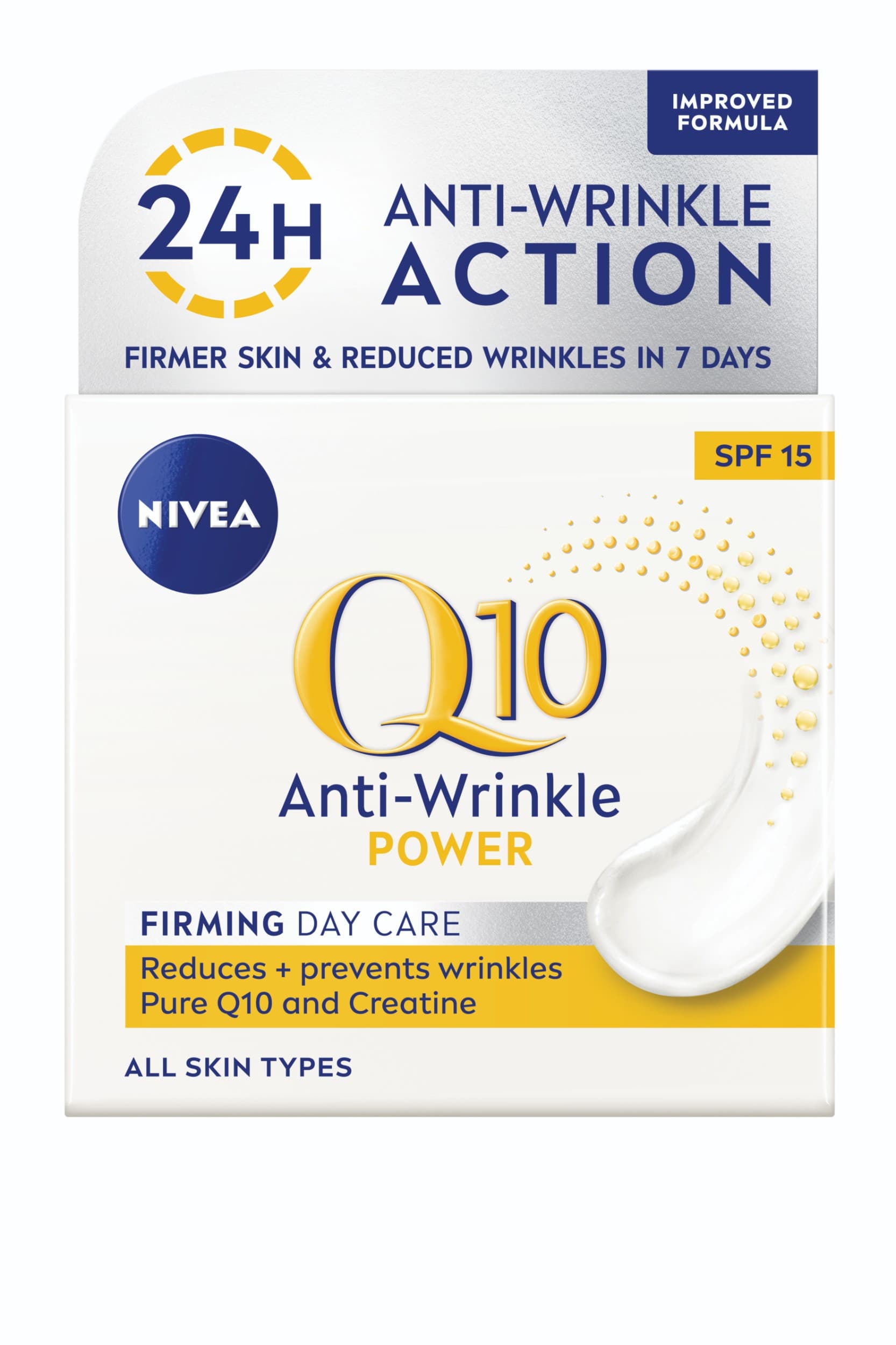 Nivea Q10 Plus Denní krém proti vráskám OF 15 50 ml