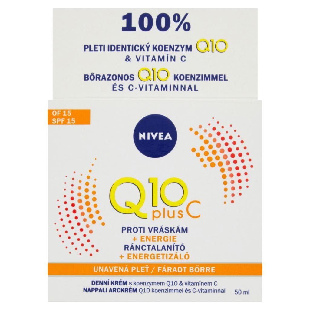 Nivea Q10 Plus C Energizující denní krém proti vráskám OF 15 50 ml