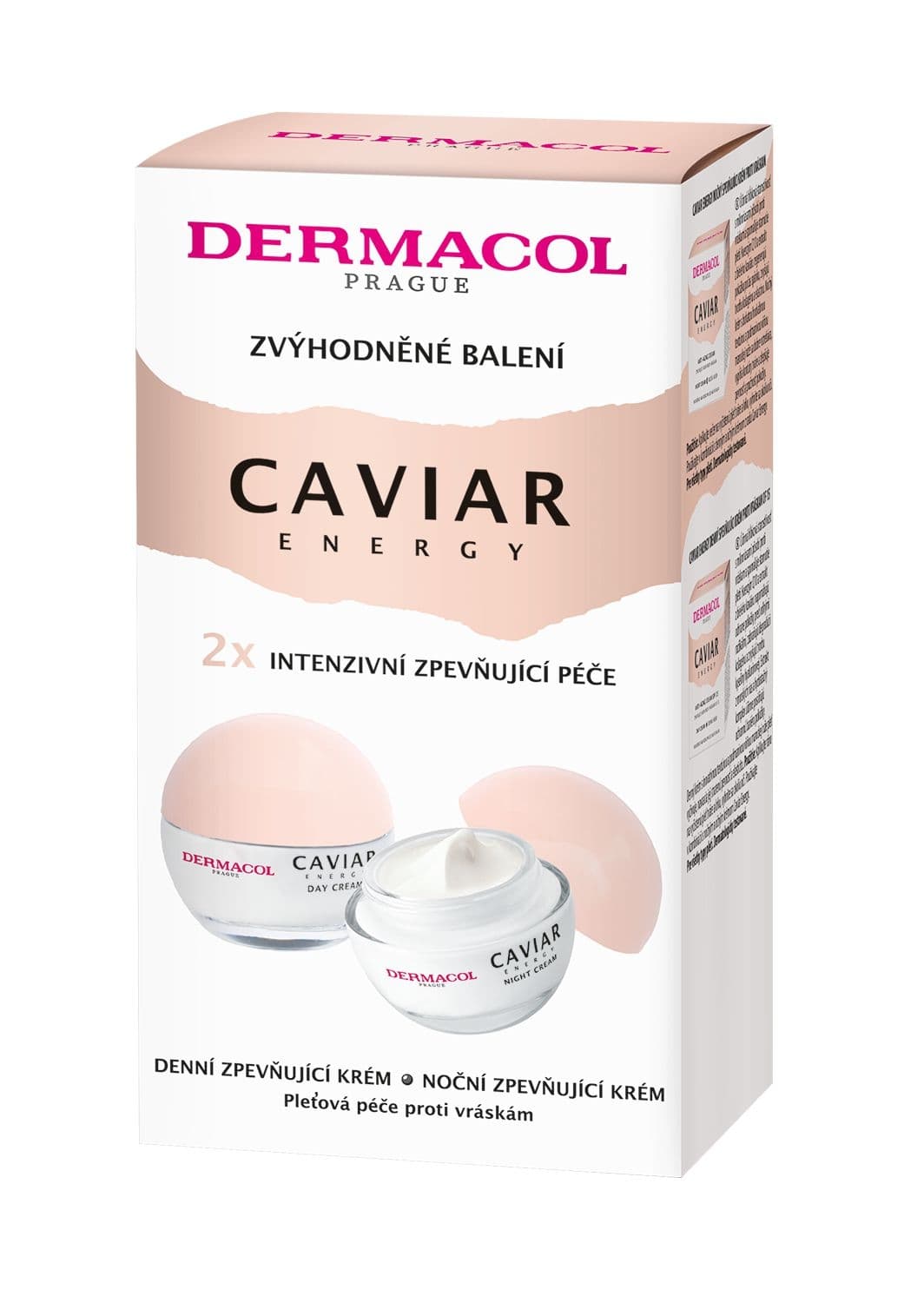 Dermacol Duopack Caviar energy denní + noční krém 50ml + 50ml