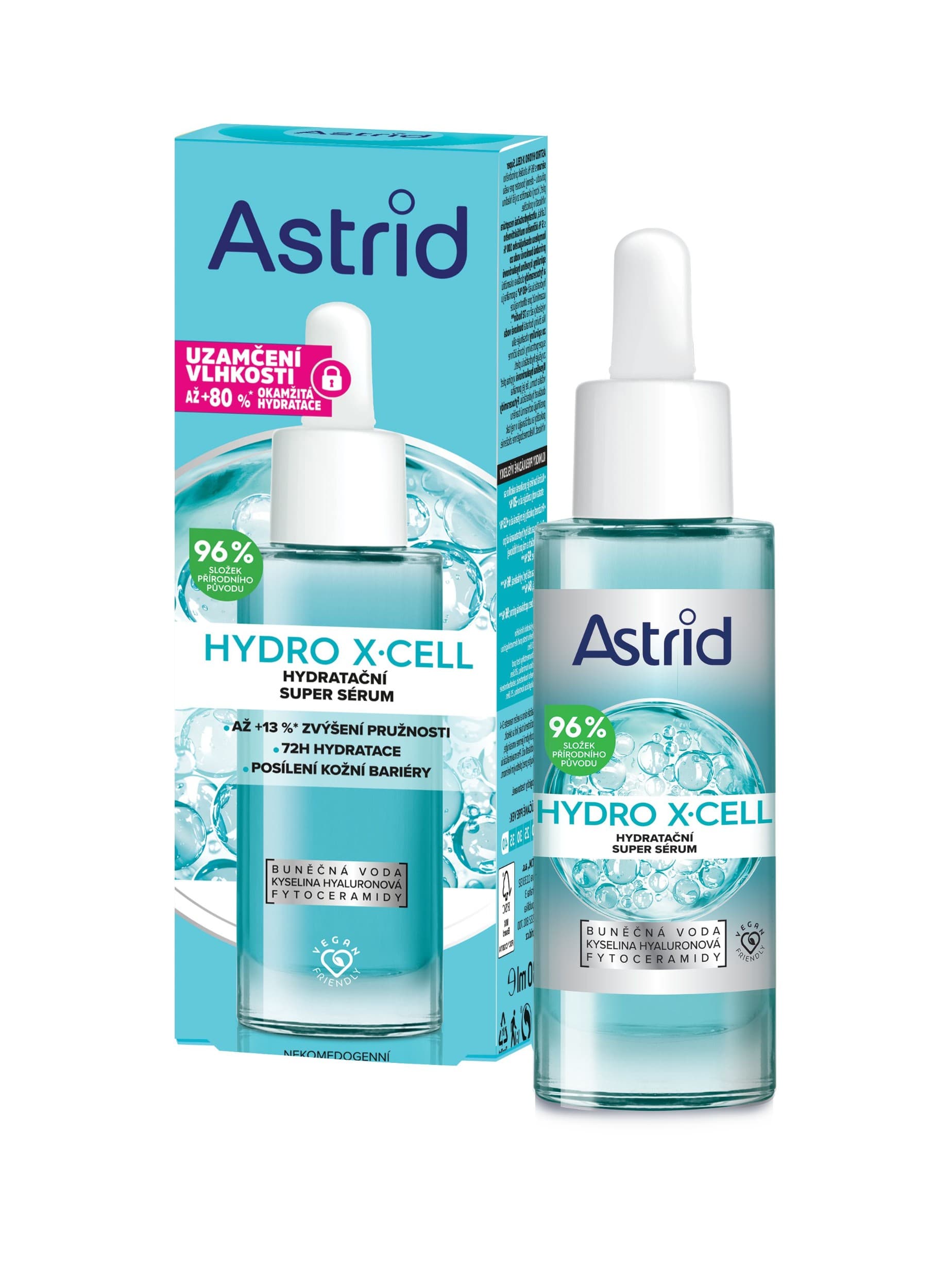 Astrid Hydro X-Cell Hydratační booster sérum 30ml