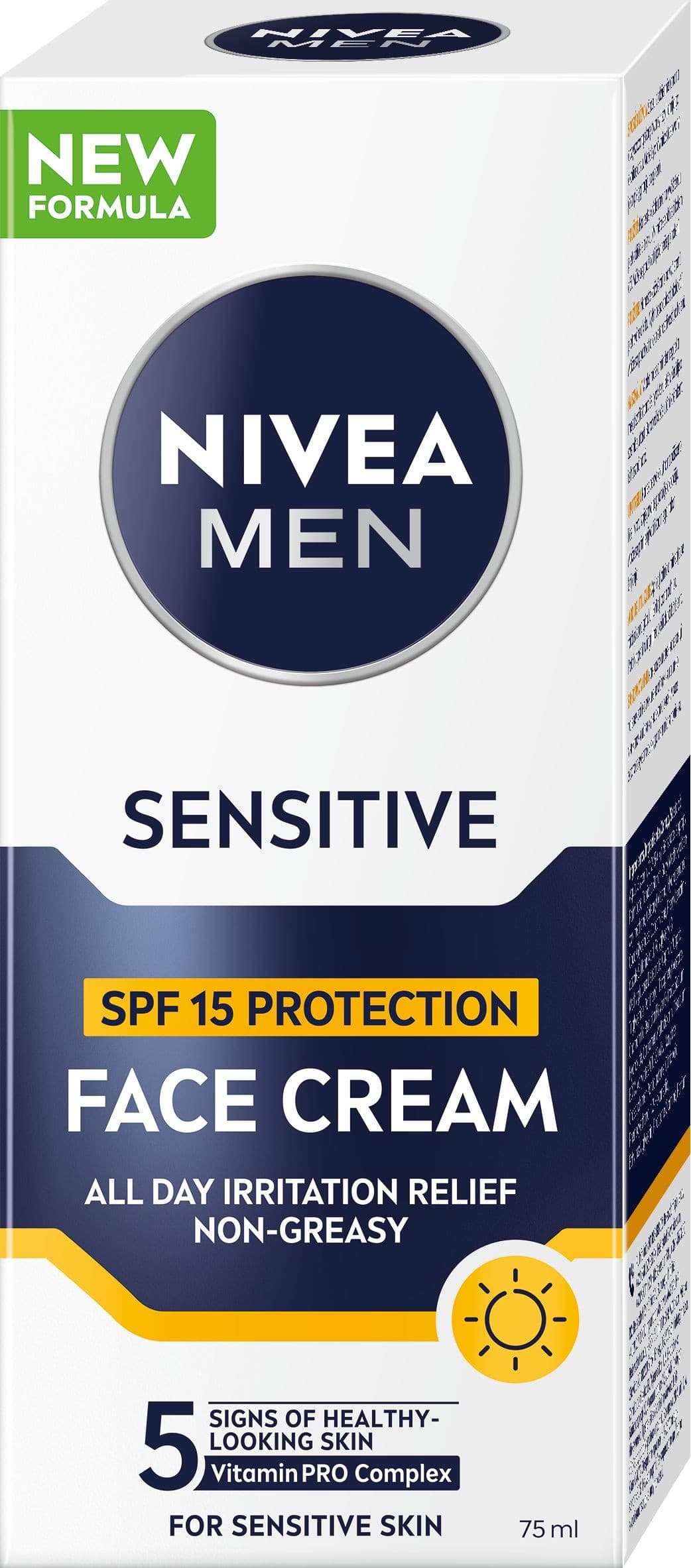 Nivea Men Ochranný krém OF15 Sensitive 75 ml