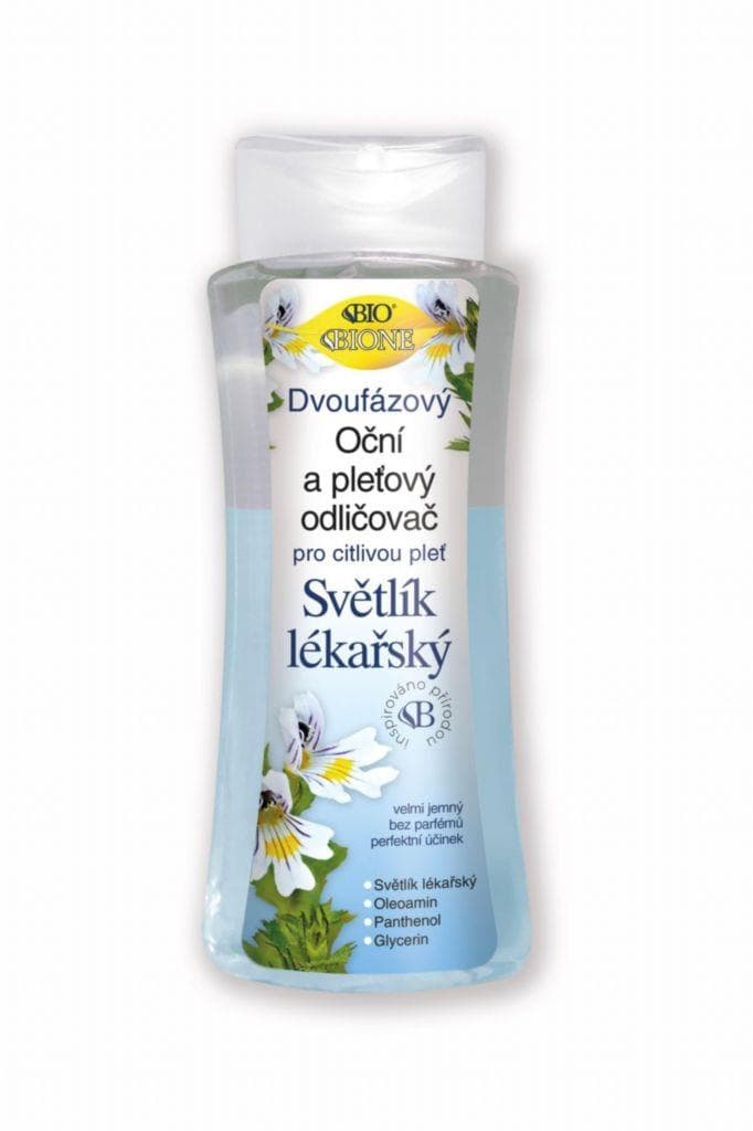 Bione Cosmetics BIO Světlík lékařský dvoufázový odličovač 255ml