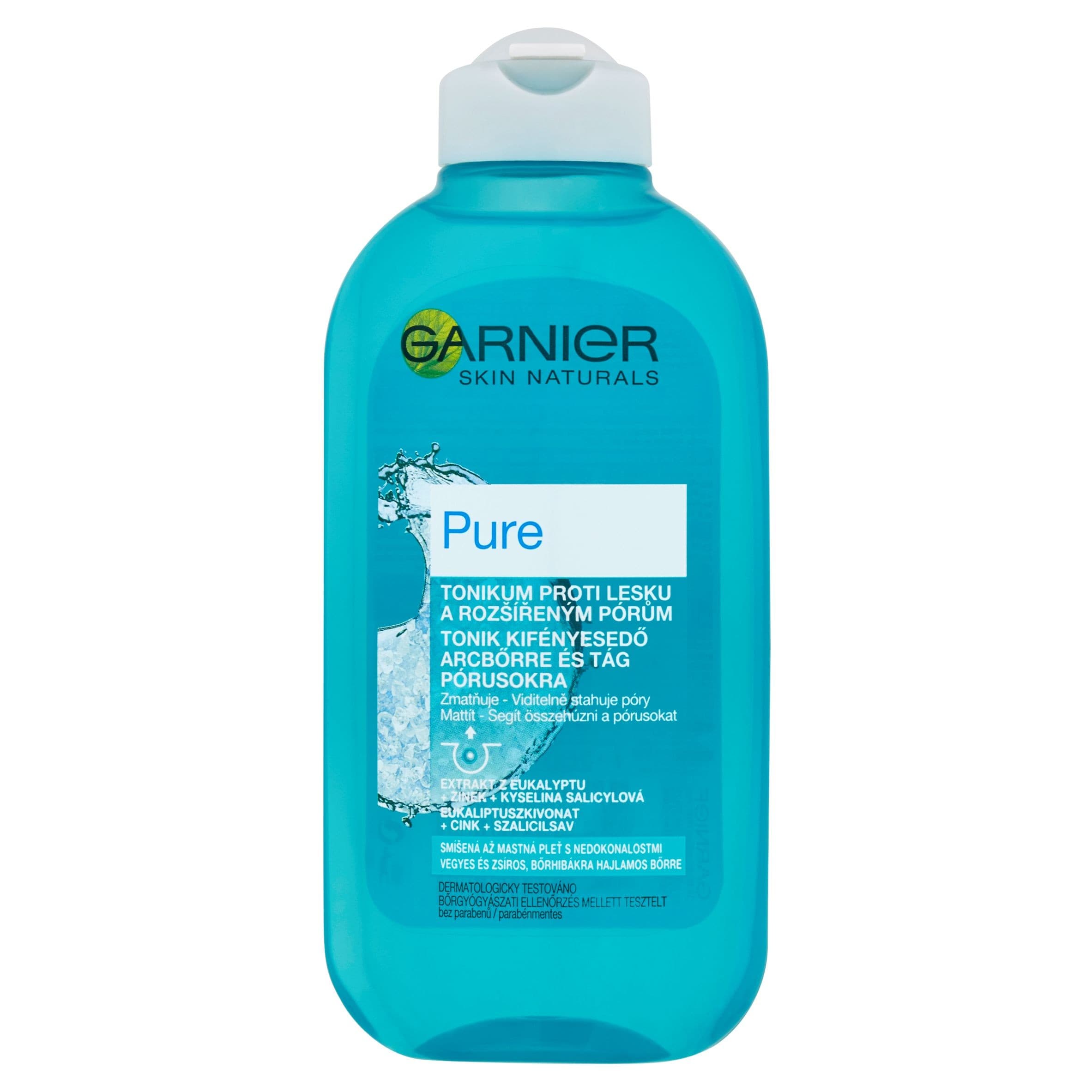 Garnier Skin Naturals Pure tonikum proti lesku a rozšířeným pórům 200 ml