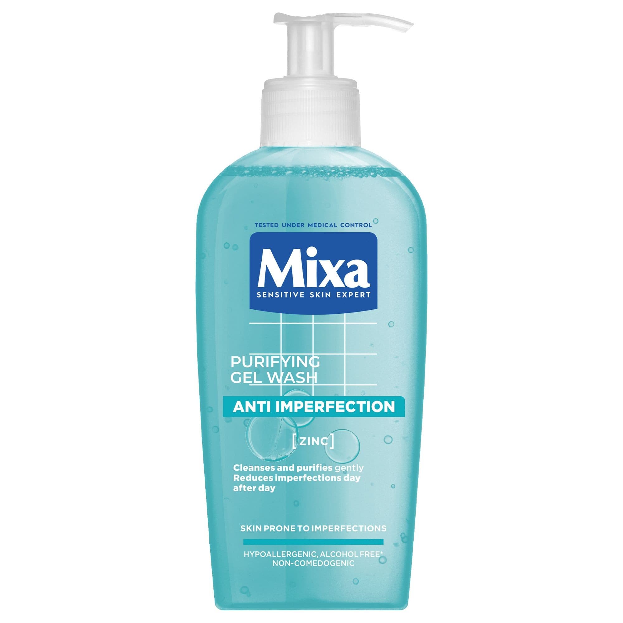 Mixa Anti-imperfection čisticí pleťový gel 200ml