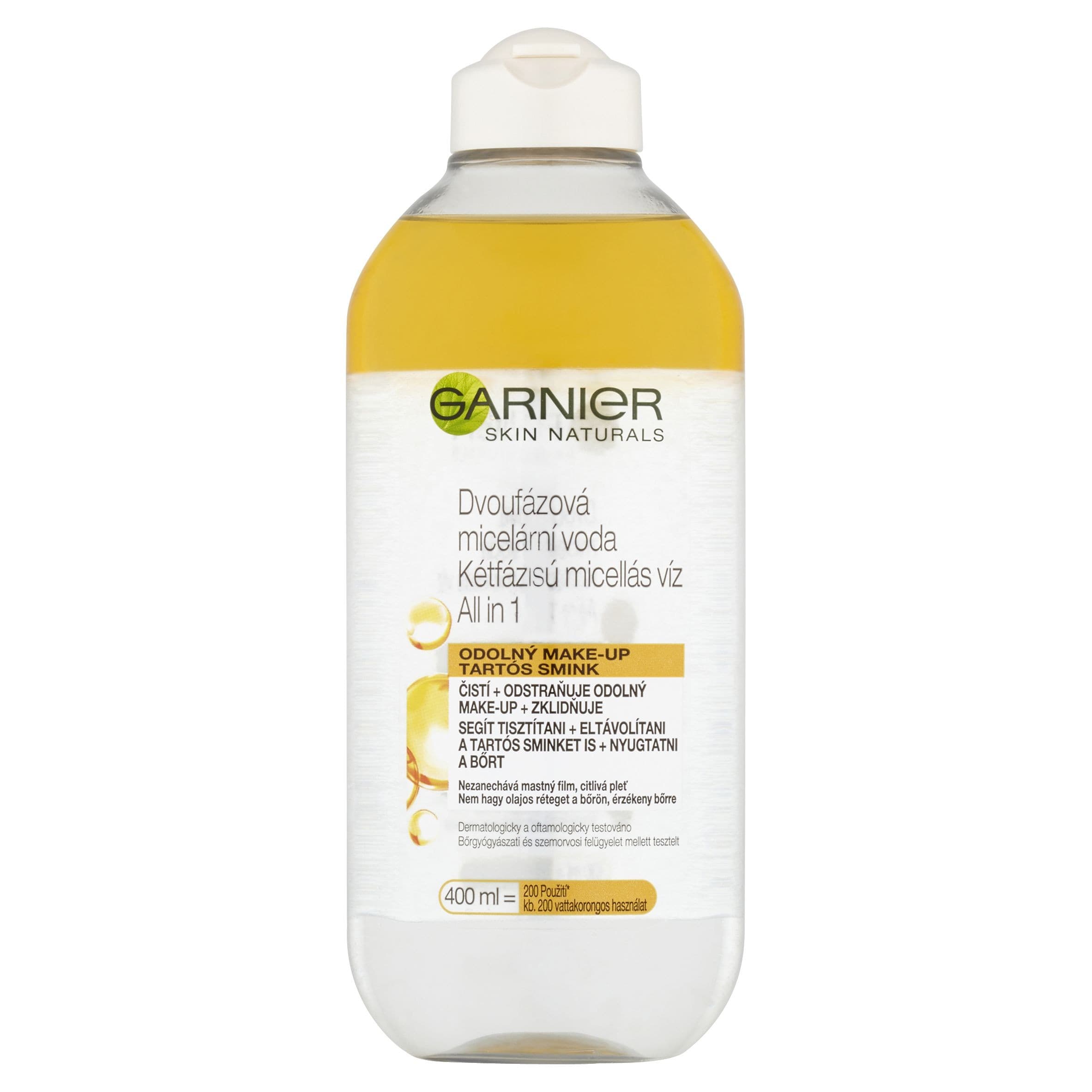 Garnier Skin Naturals dvoufázová micelární voda 400ml