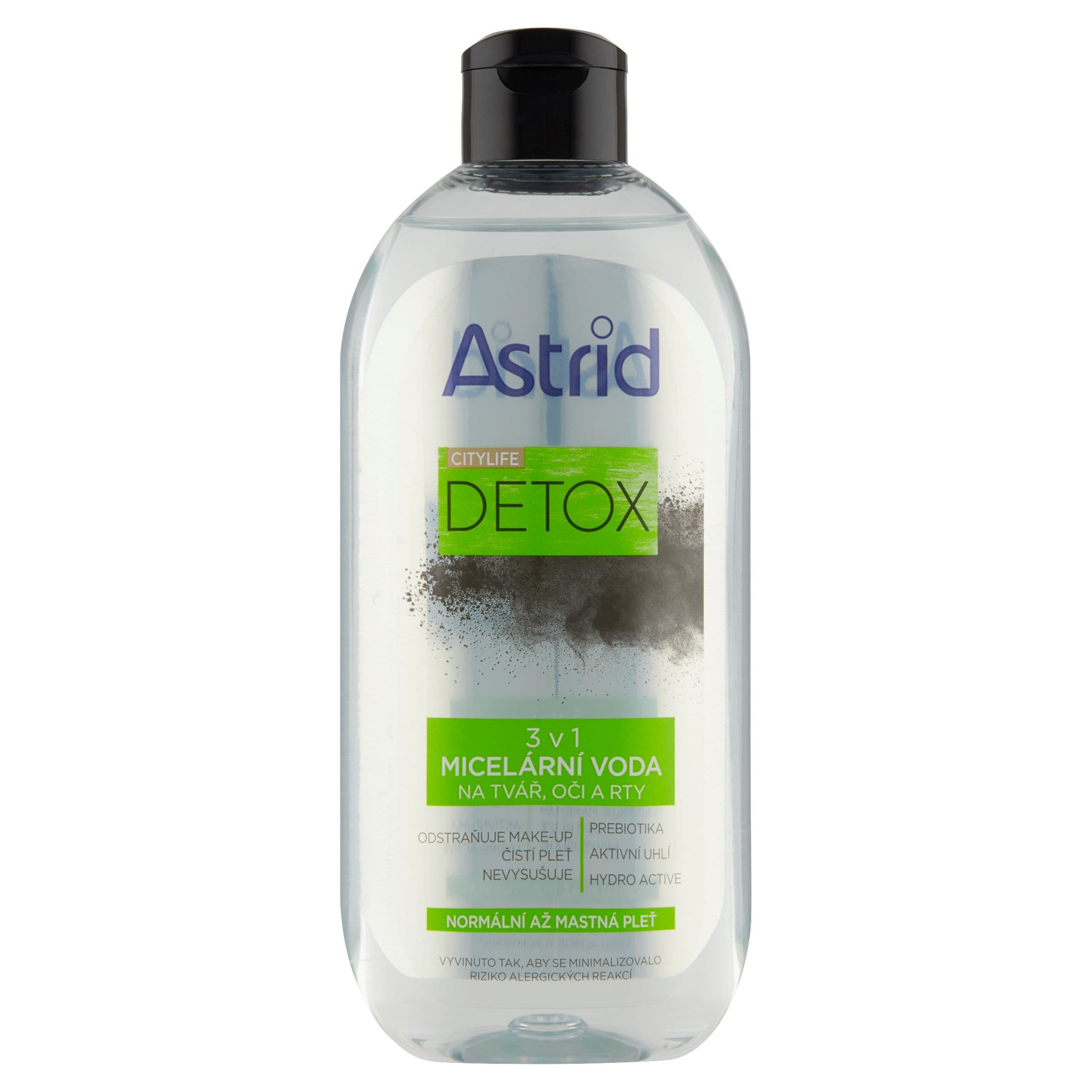 Astrid Citylife Detox Micelární voda 3v1 400 ml