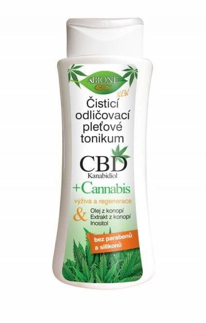 Bio CBD Kanabidiol odličovací pleťové tonikum 255ml