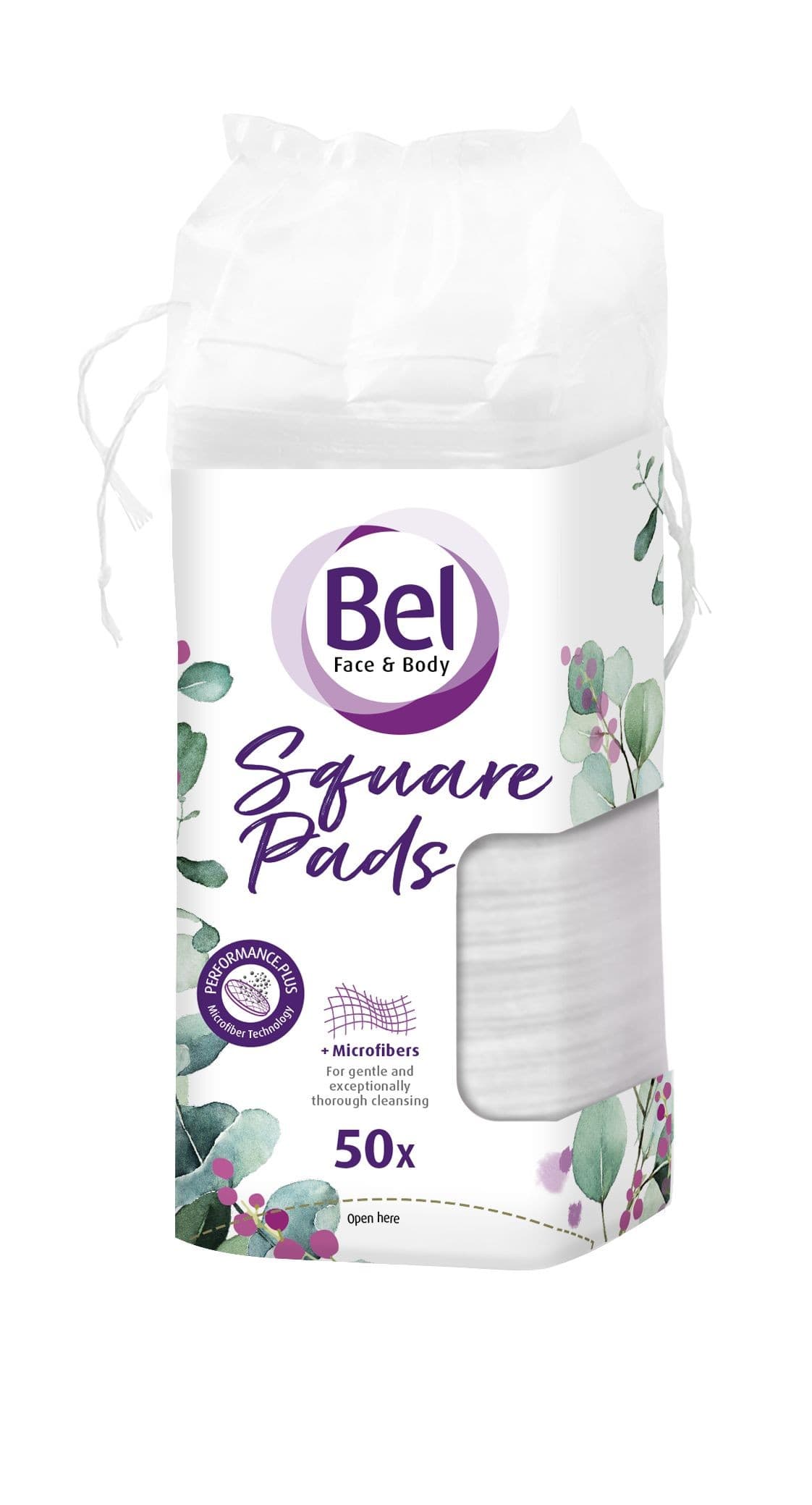 Bel Face & Body Vatové tampony čtvercové 50 ks