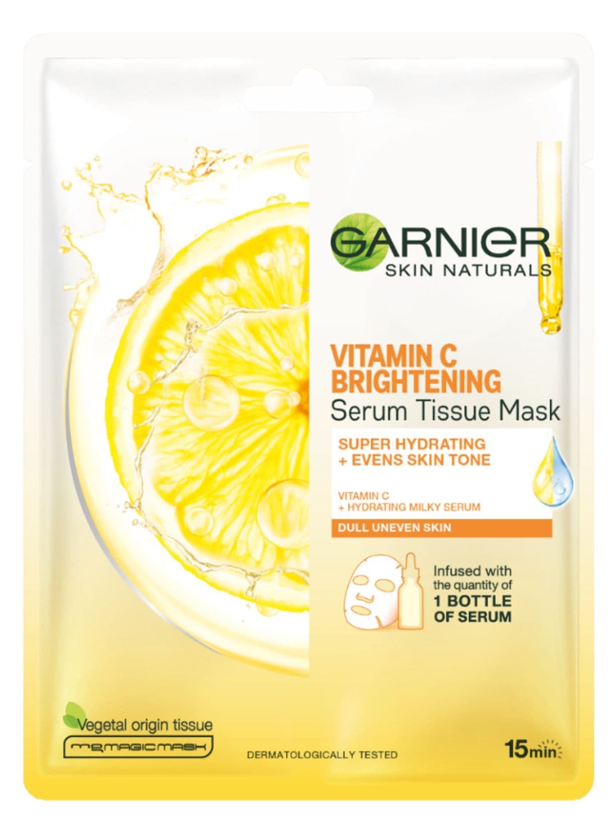 Garnier Hydratační textilní maska s Vitamínem C 28g