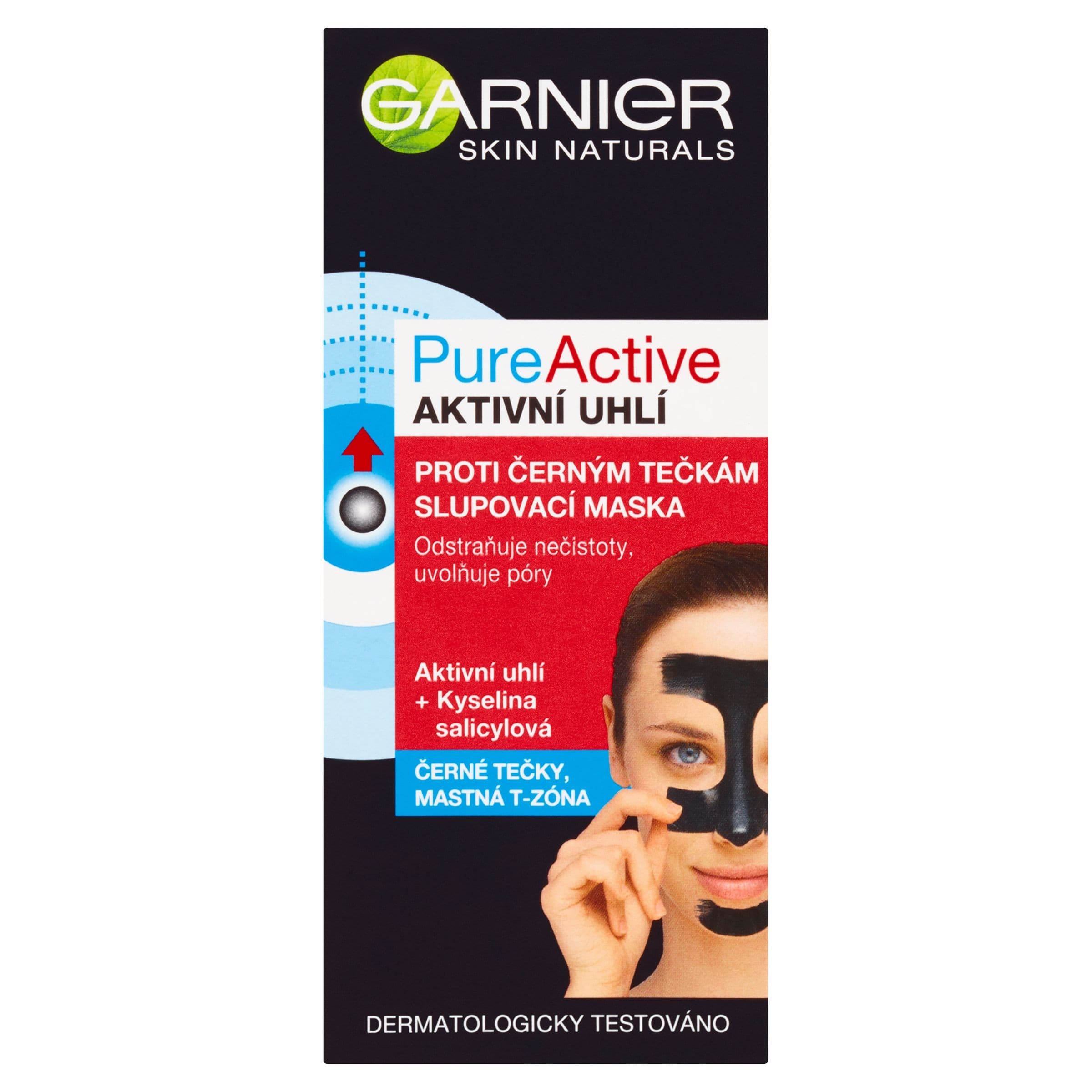 Garnier Skin Naturals PureActive Slupovací maska proti černým tečkám 50 ml