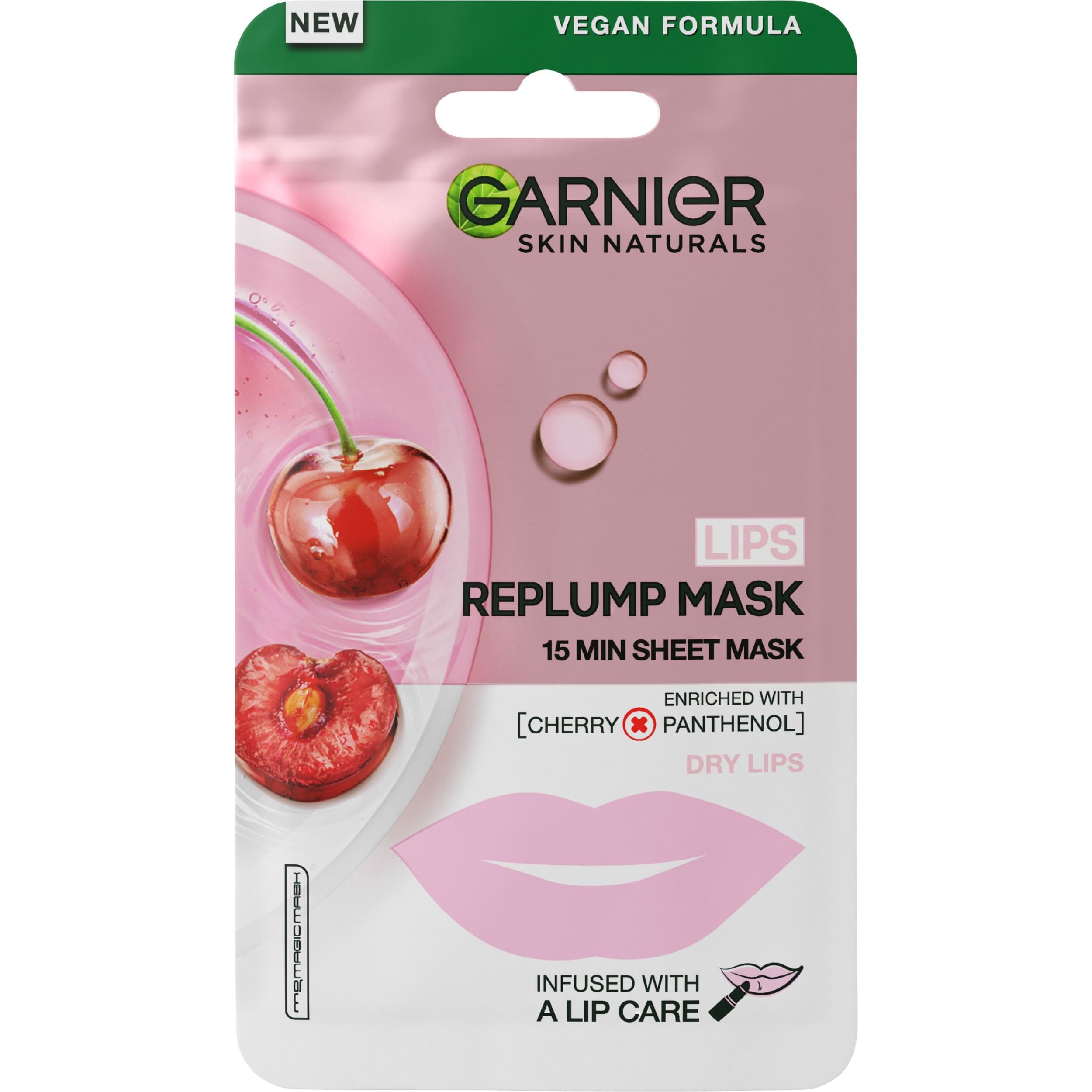 Garnier Skin vyplňující maska na rty 1 ks