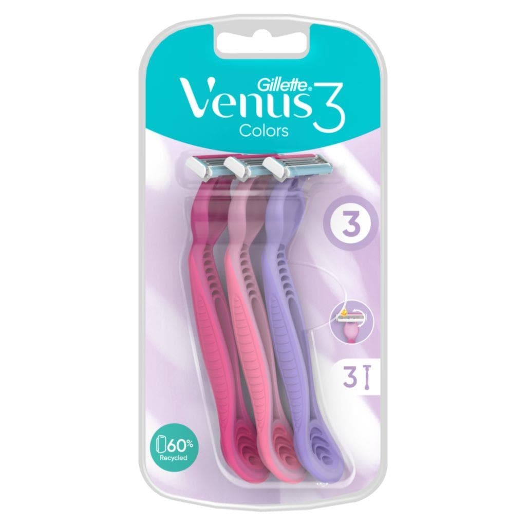 Gillette Venus 3 Colors Pohotová holítka 3 ks