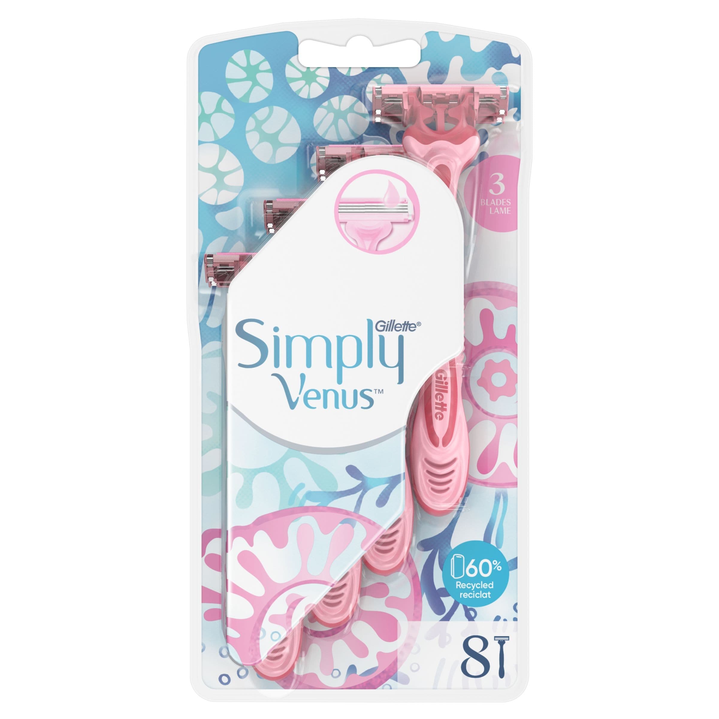 Gillette Venus Simply 3 Pohotová holítka 8ks